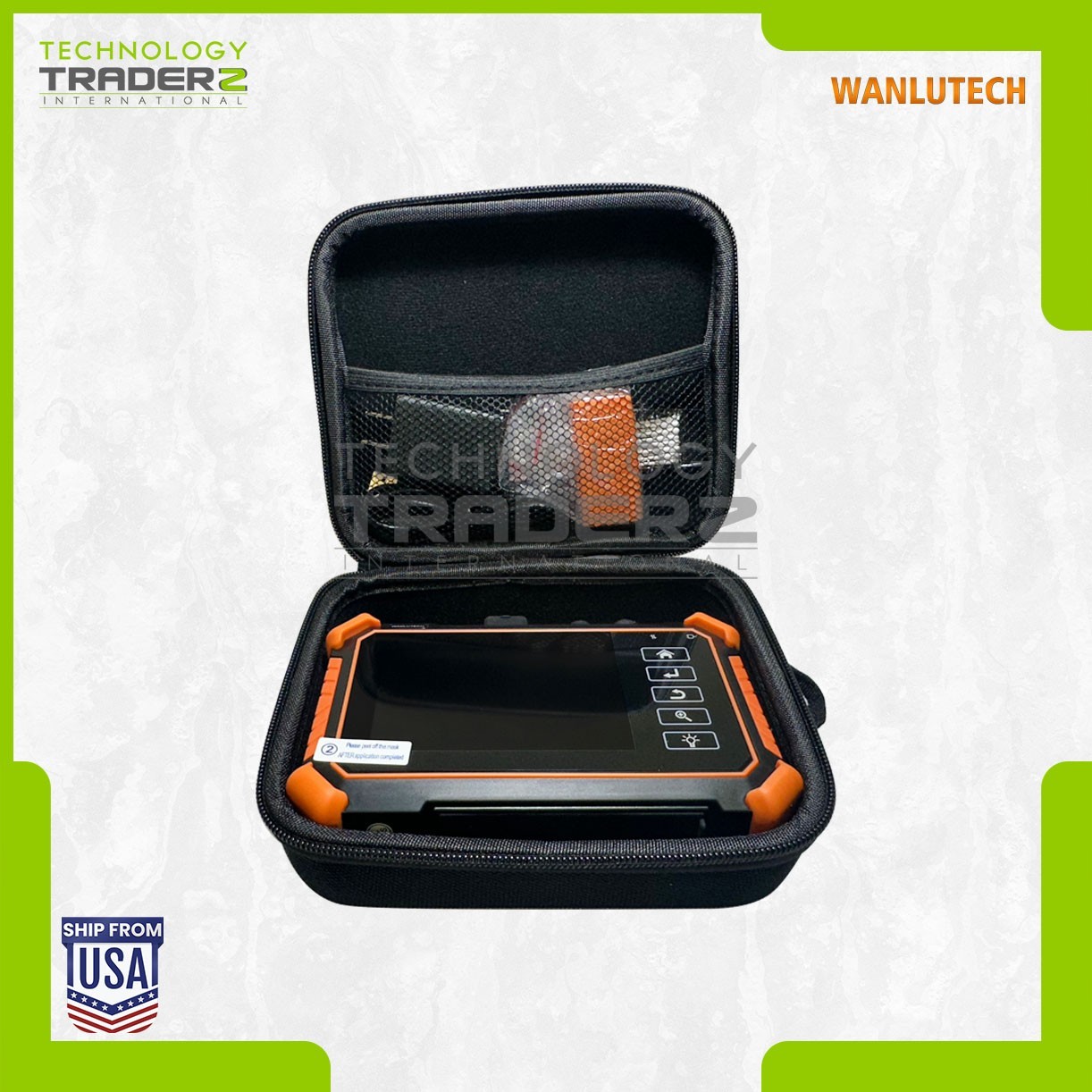 Wanlutech MOT-31 OTDR SC/UPC 4″ Touchscreen OTDR OPM LS RJ45 Fiber Optic Tester