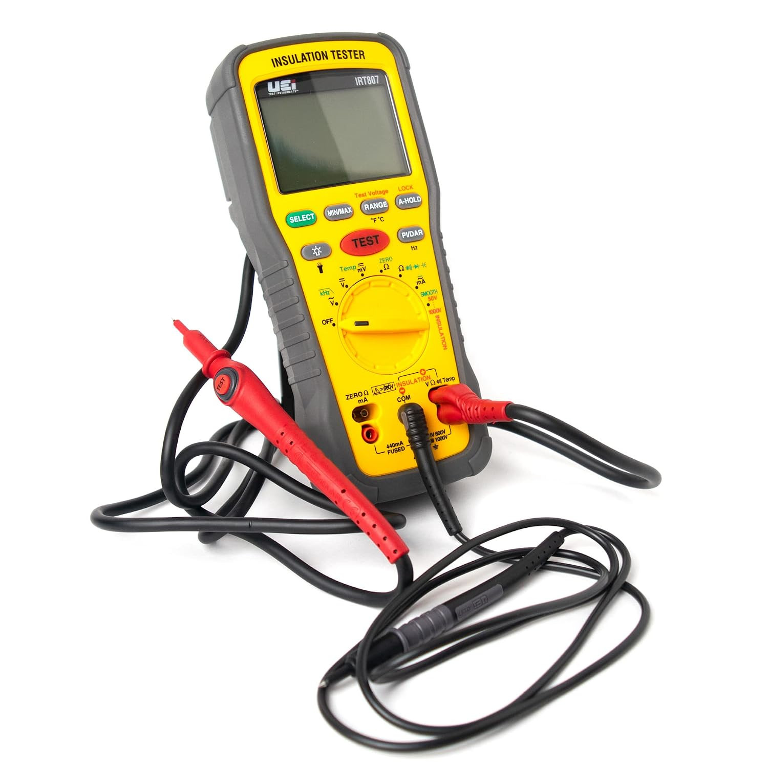 Uei IRT807 Insulation Resistance Tester 1000V AC/DC, Advanced Megohmmeter Measur