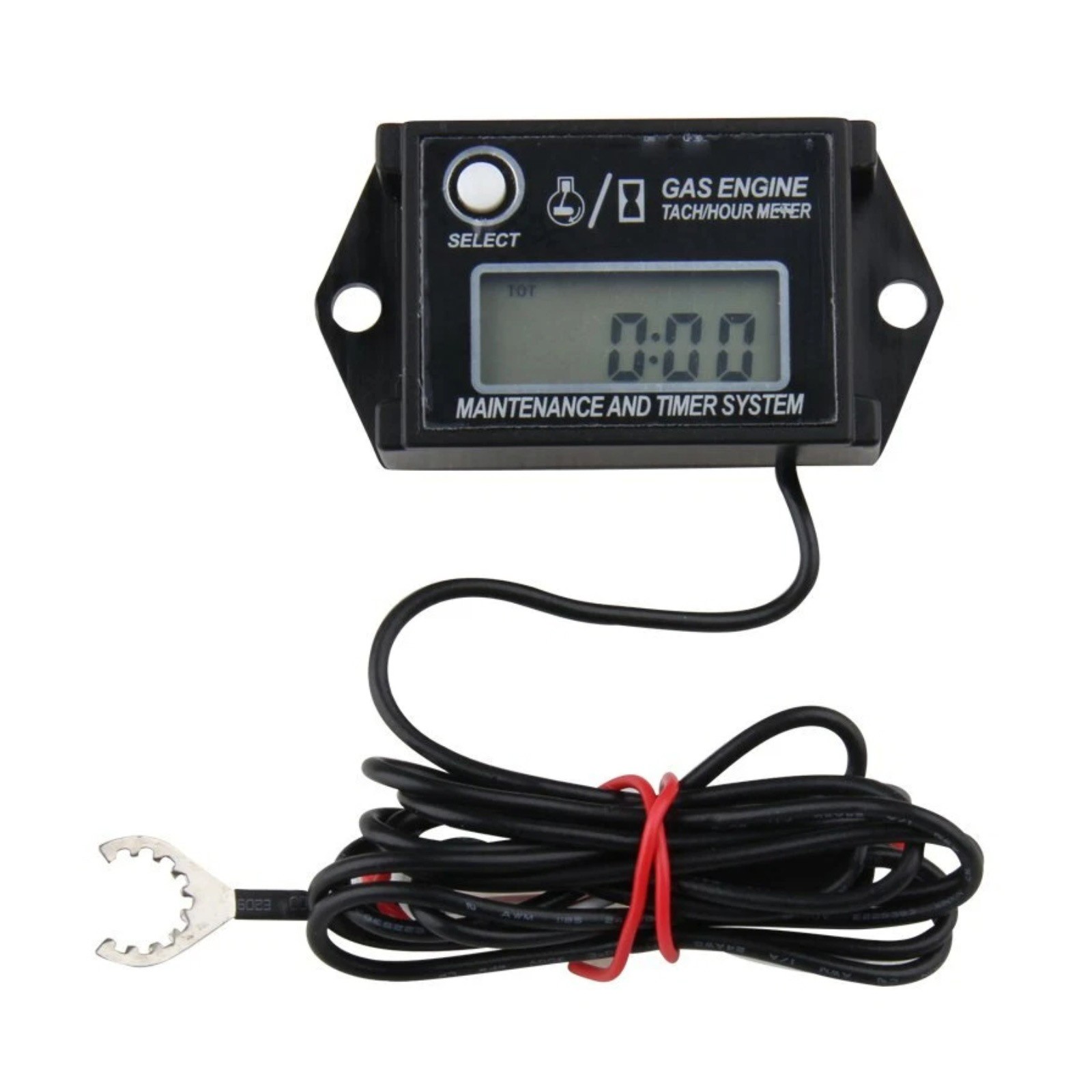 IP68 Waterproof Digital Tachometer Hour Meter 25000 RPM For Outboard Motor