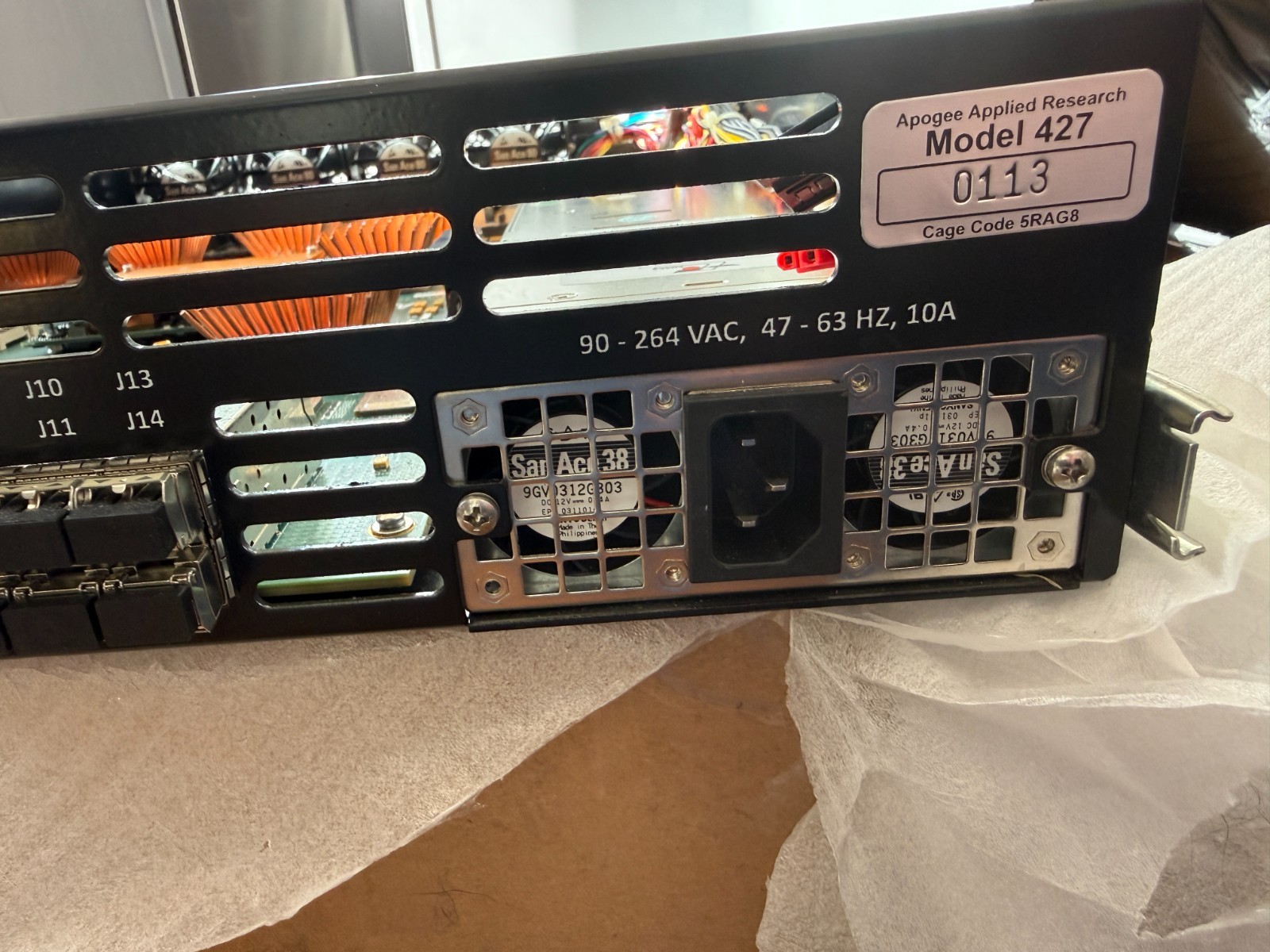 Apogee Applied Research 427 SDR FPGA DSP Acceleration Processor 5RAG8-TE Tested