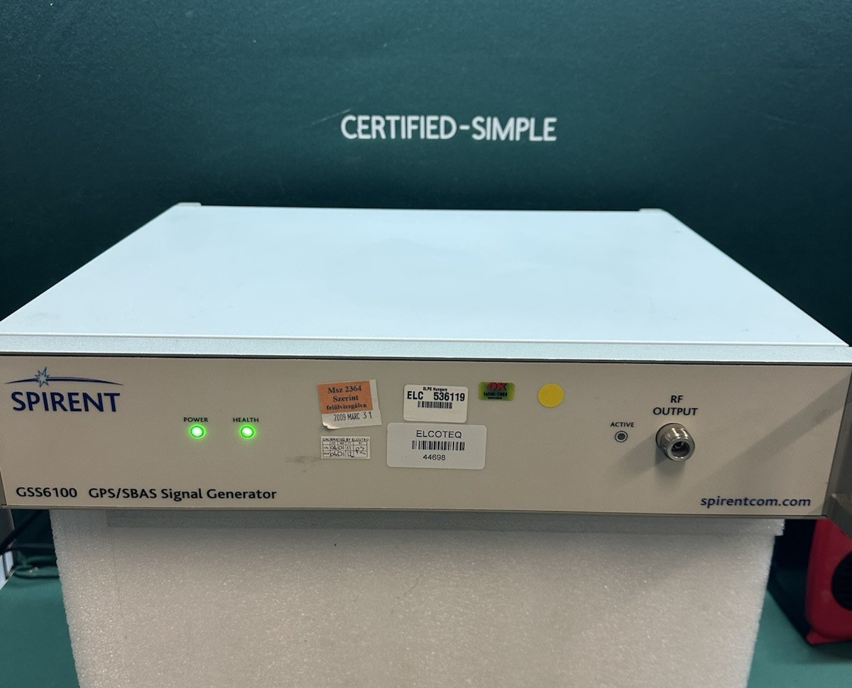Spirent GSS6100 GPS/SBAS Signal Generator – Powers On, No Accessories