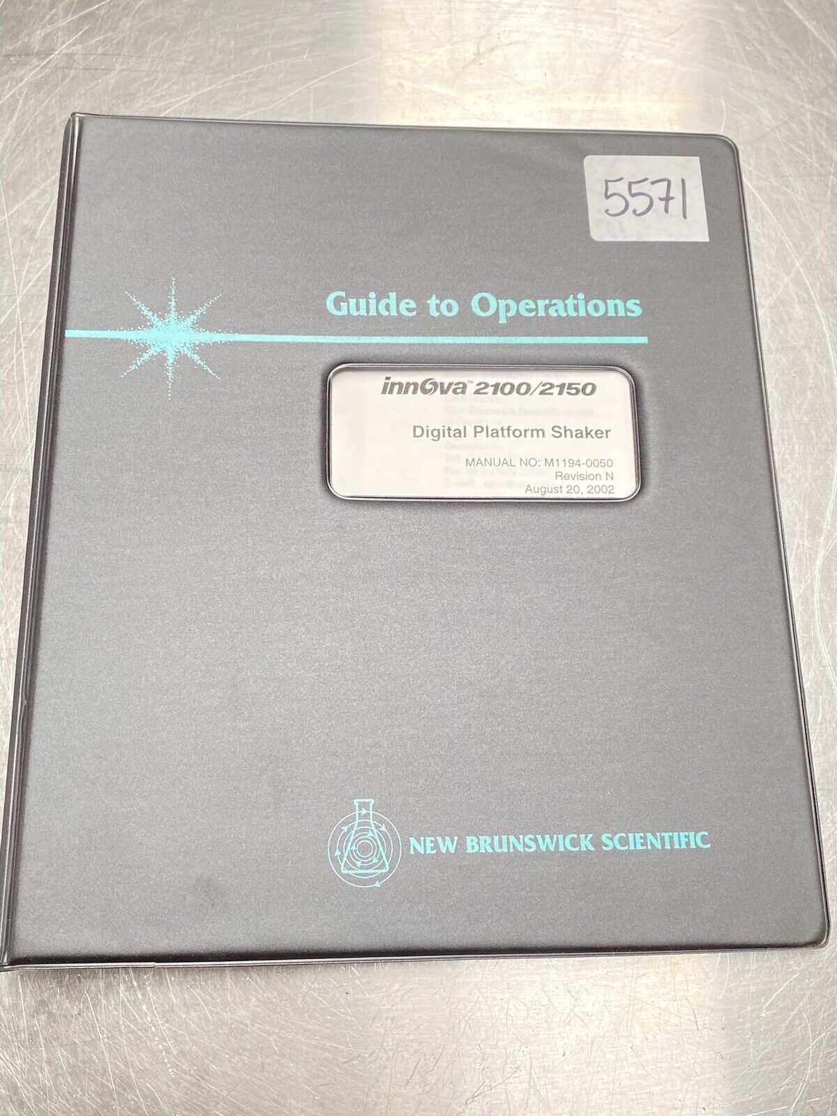 New Brunswick Scientific Innova 2100 2150 Shaker- Manual / Users Guide / Book