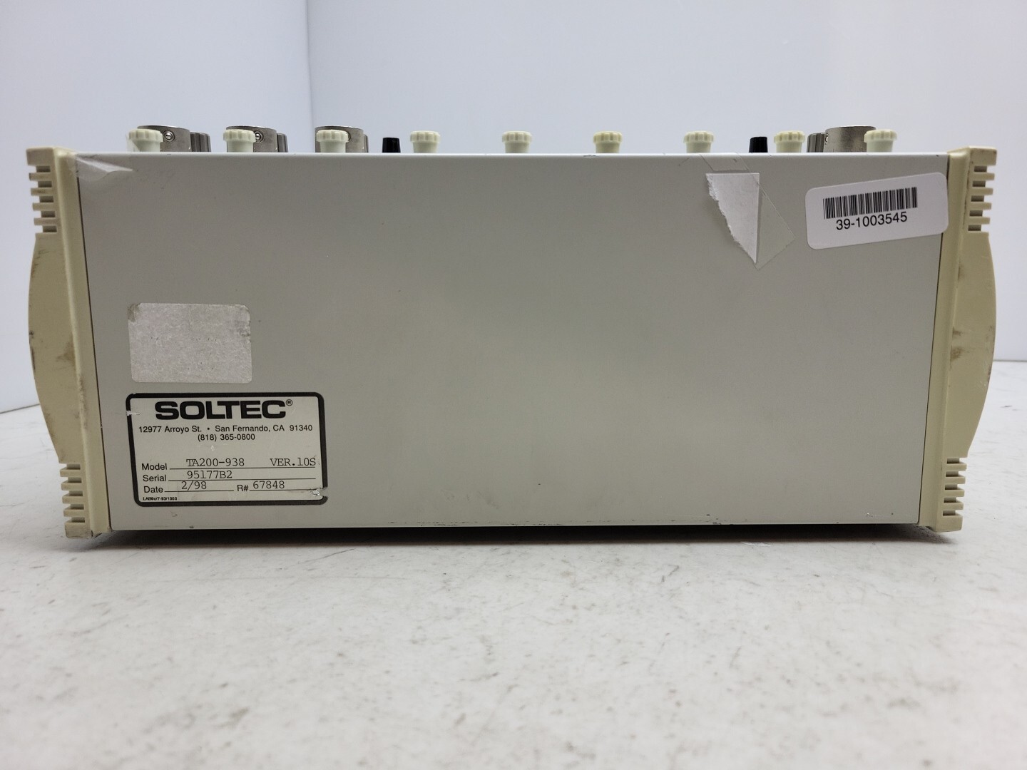 Soltec TA200-938 Portable AC Powered Thermal Array Recorder w/ Kyowa DB-120 Box