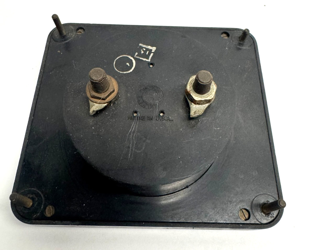 Vintage Simpson Model 59 Rectangular Analog AC Voltmeter.
