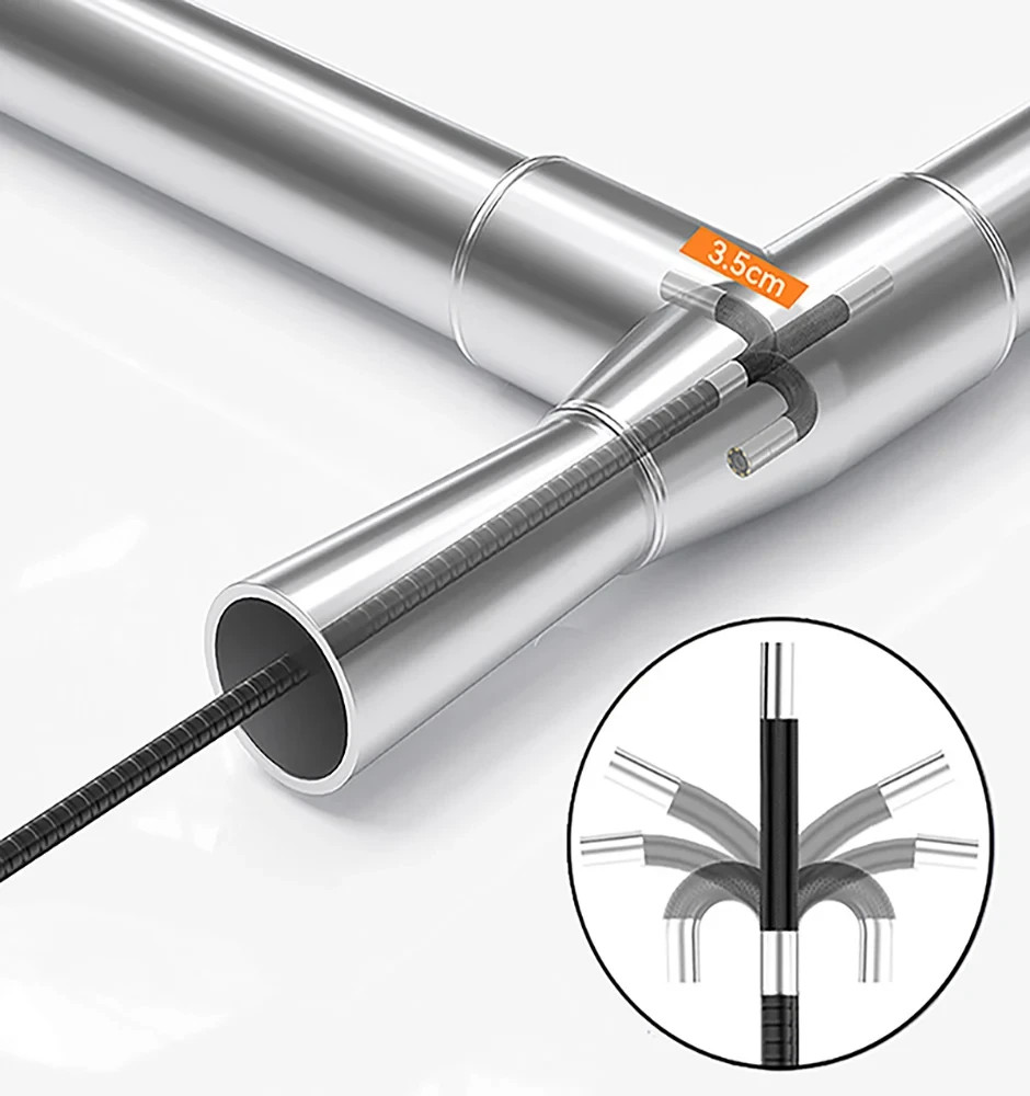 360° Two-Way Articulating Endoscope 4.3 inch Display Inspection Borescope Camera