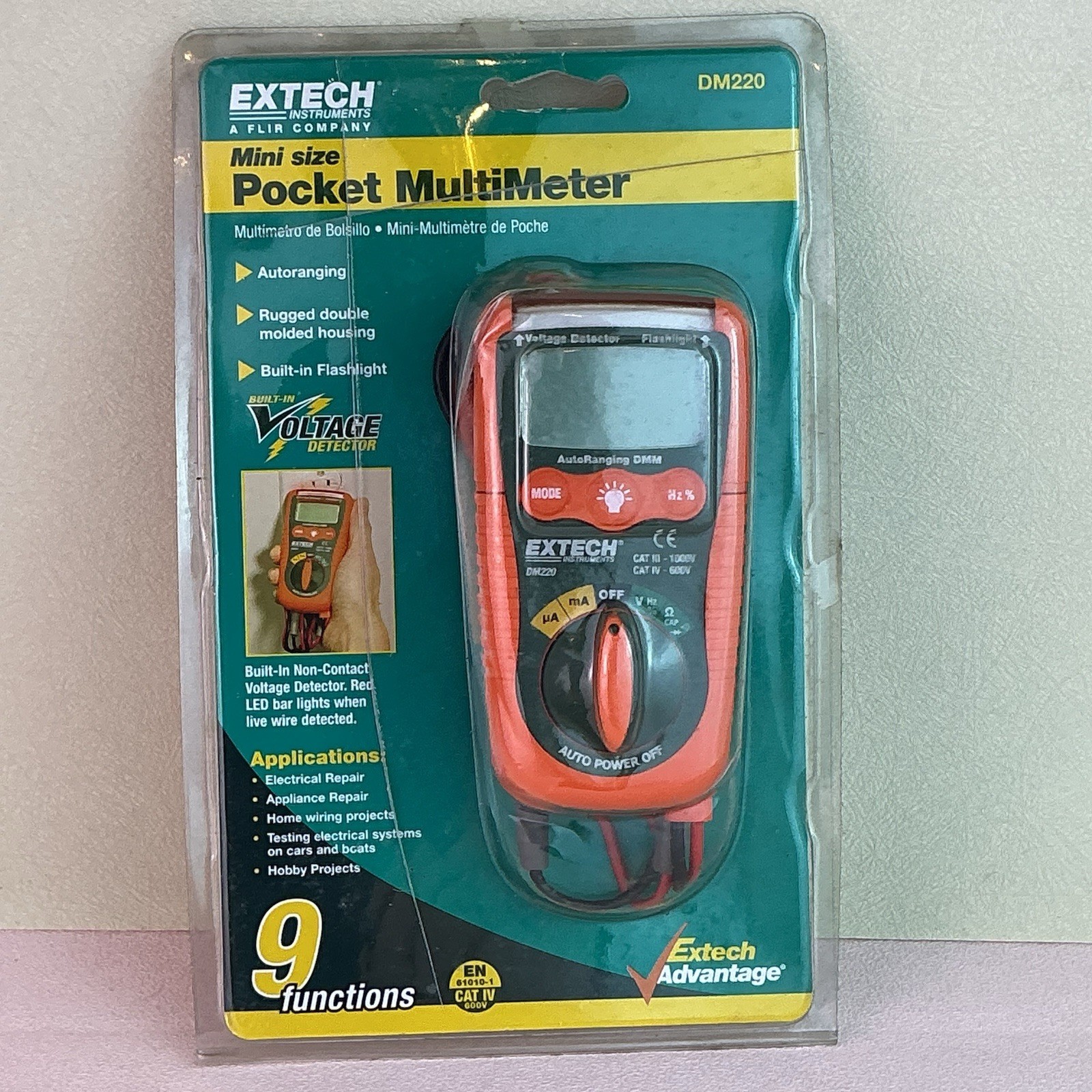 EXTECH INSTRUMENTS DM220 Mini Size Pocket Multi-Meter*NEW IN PACKAGING*FAST SHIP