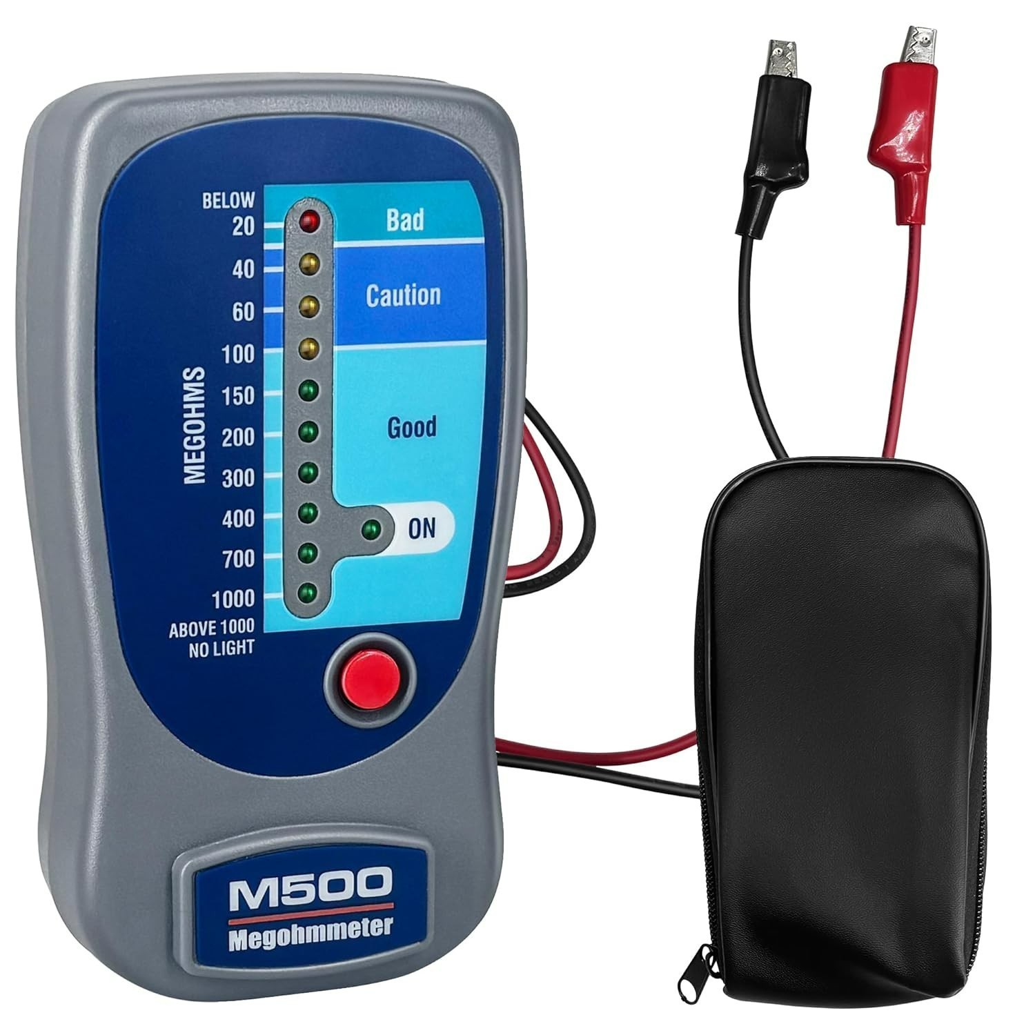 M500 Insulation Resistance Tester Megohmmeter for Quick Fault Detection