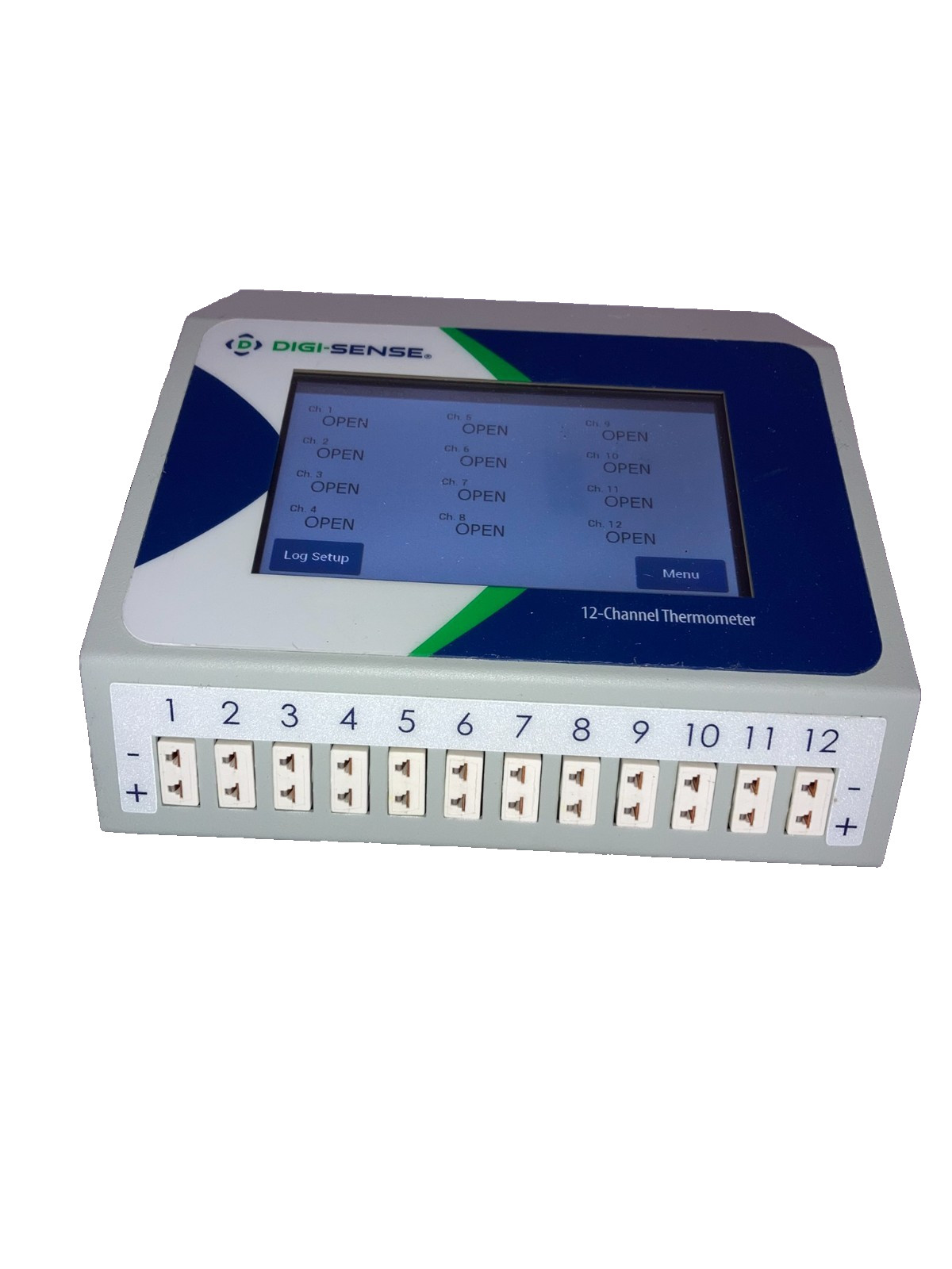 Digi-Sense Touchscreen 12 Channel Scanning Data Logging Benchtop Thermometer