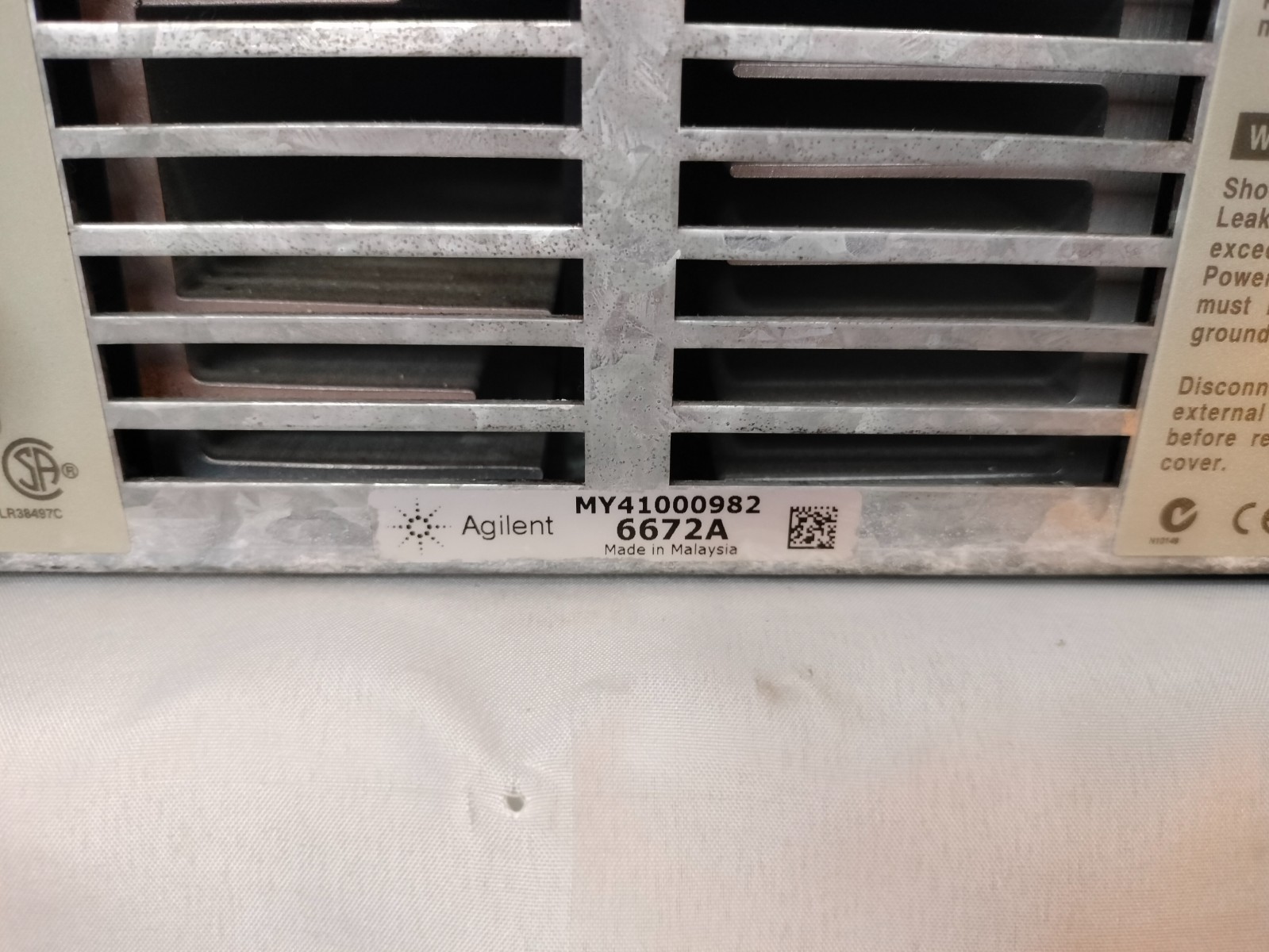 Agilent 6672A System DC Power Supply 0-20V/0-100A Made in Malaysia MY41000982
