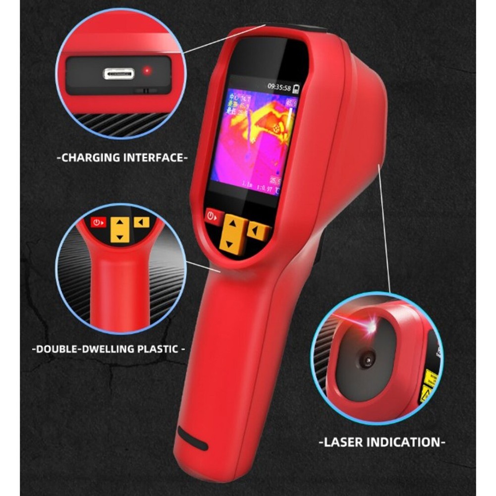 Autofocus Feature For Home Renovation Floor Heating Inspection 15 Color Palettes