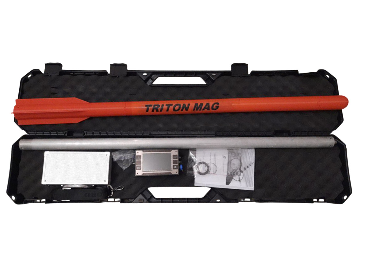 TRITON marine magnetometer gradiometer RTK and live depth control with barometer