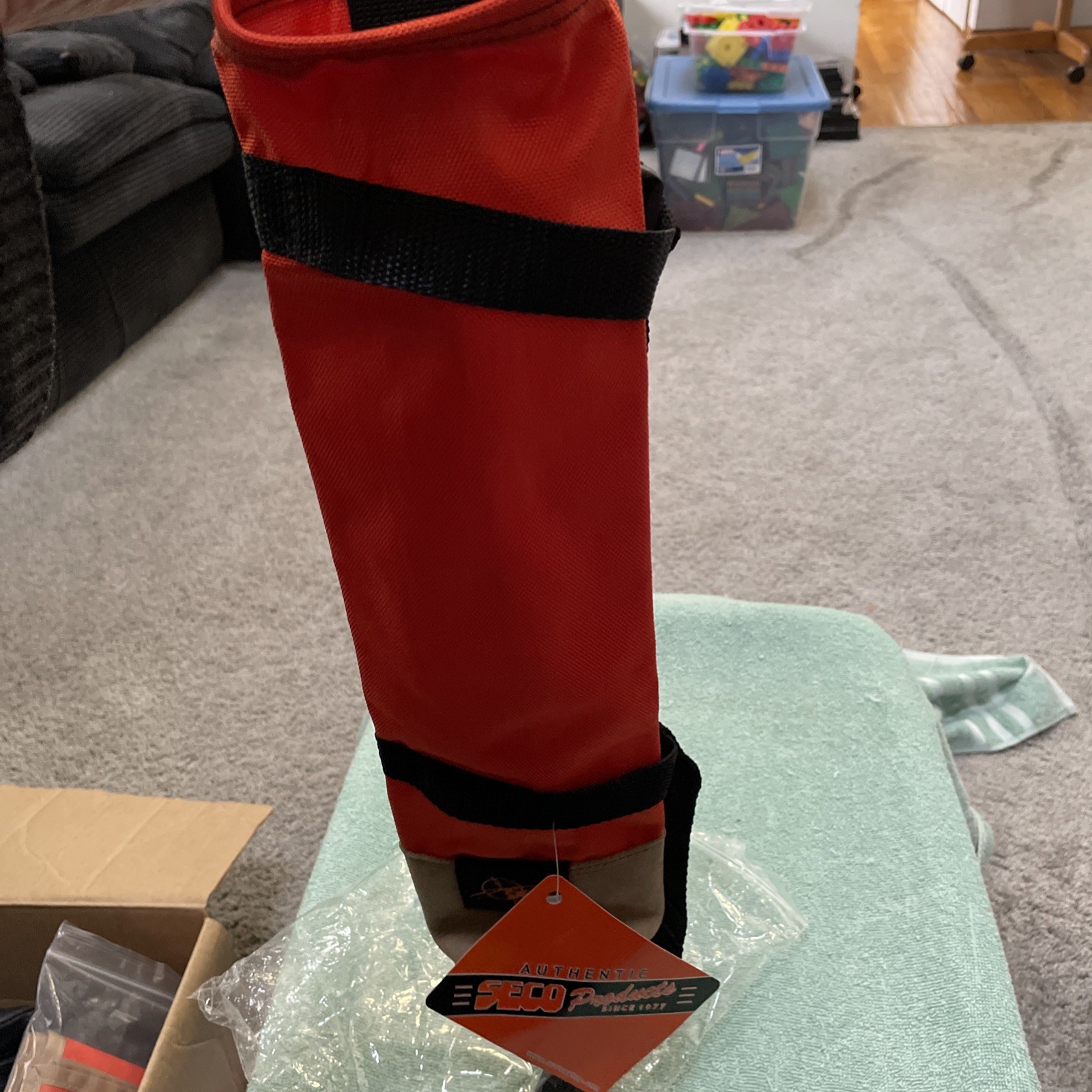 Seco ,Orange Holster Map 16 Inches X 5 Inches New With Tags