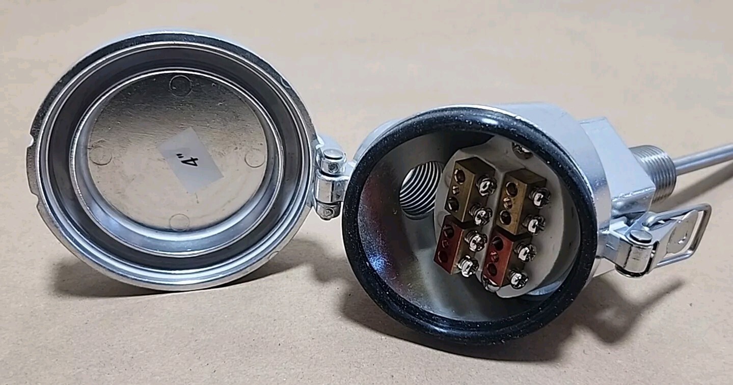 *NEW SURPLUS* Unbranded Thermocouple 4″ Probe 1/4″ Rod Dia + Warranty!