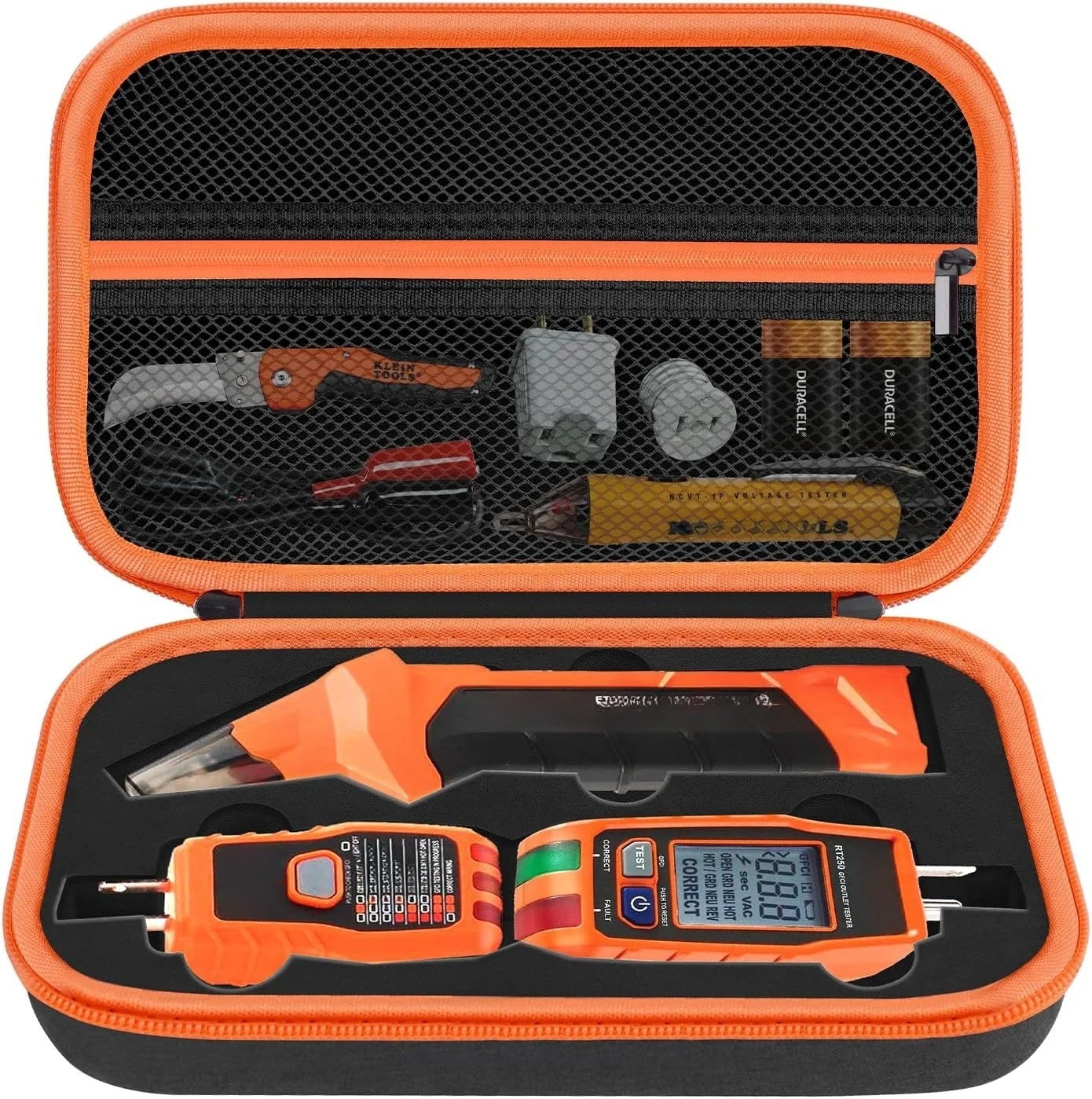 Klein Tools ET310 AC Circuit Breaker Finder with Integrated GFCI ONLY CASE Black
