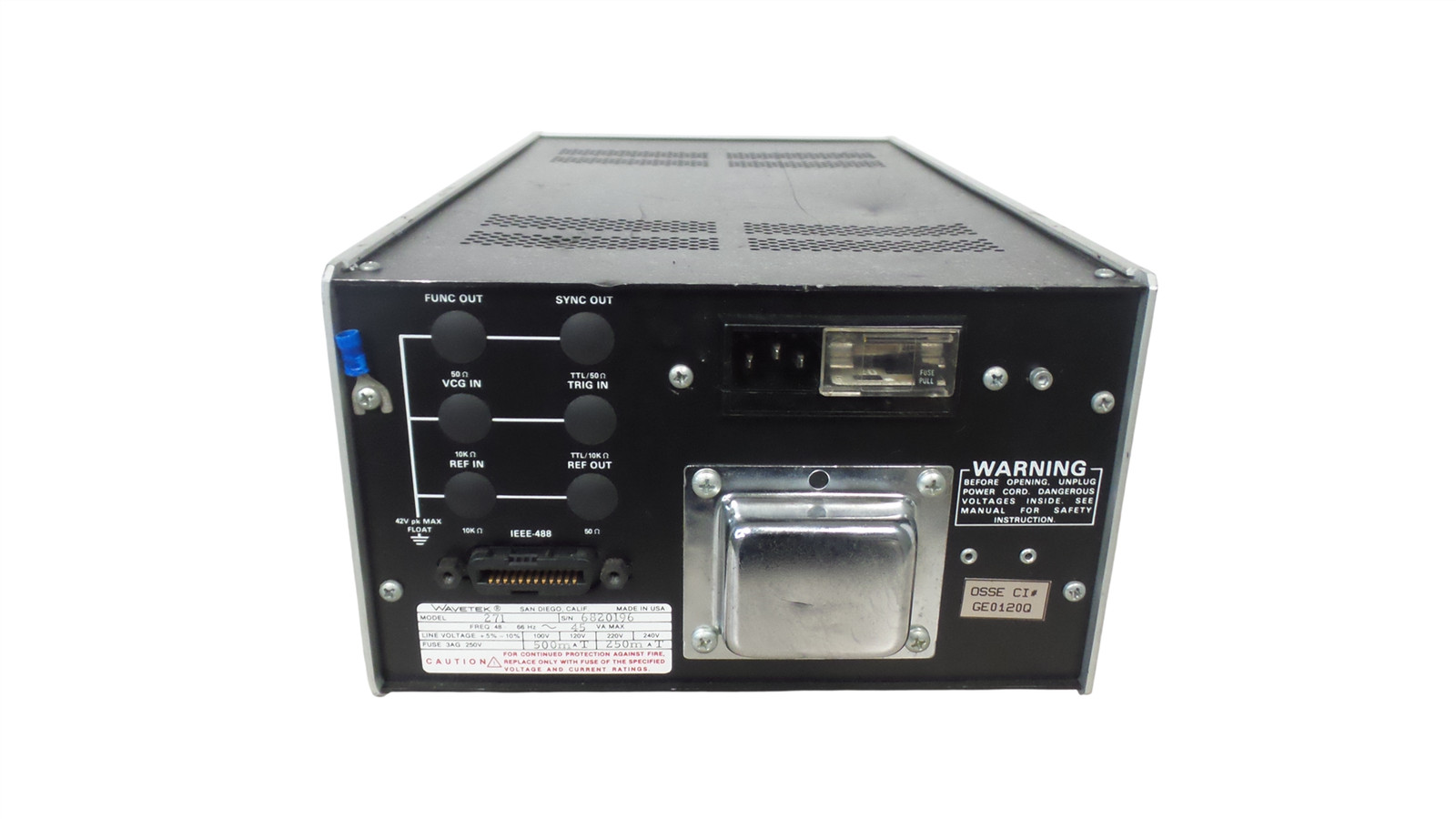 Wavetek 271 Programmable Pulse Function Generator – Free Shipping