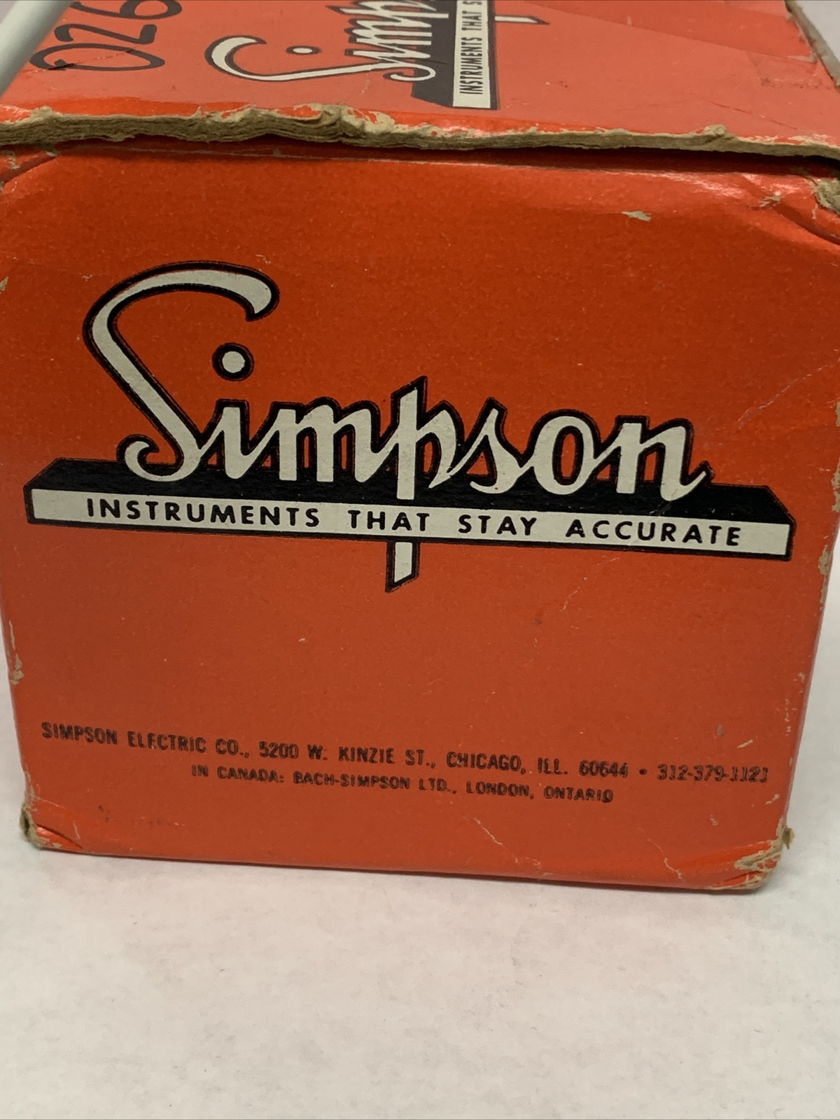 02680 SIMPSON AMMETER Analog Panel Meters 0-5 DC AMP 3.5″ NEW IN BOX