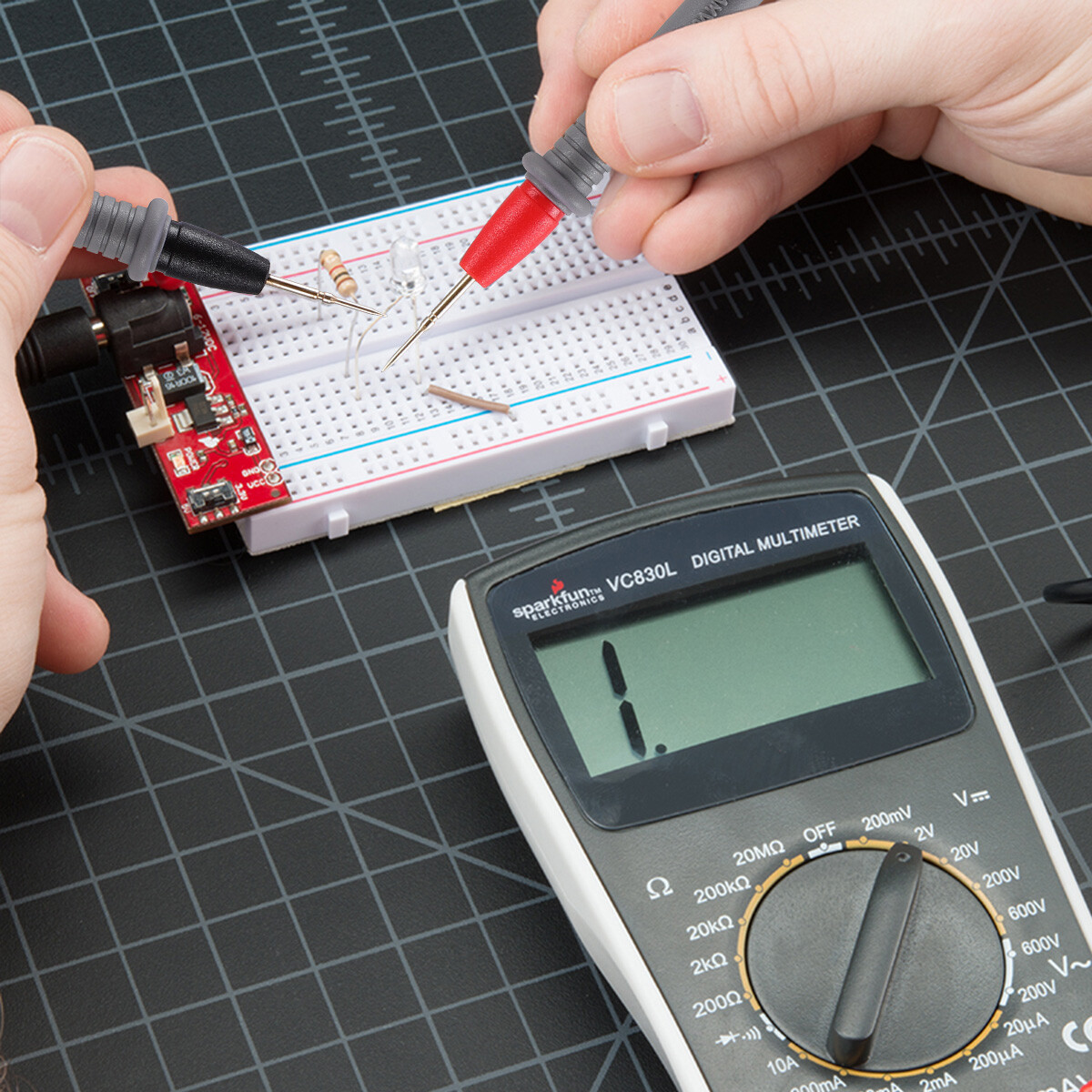 1000V 20A Digital Multimeter Universal Probe Wire Cable Test Lead Alligator Clip