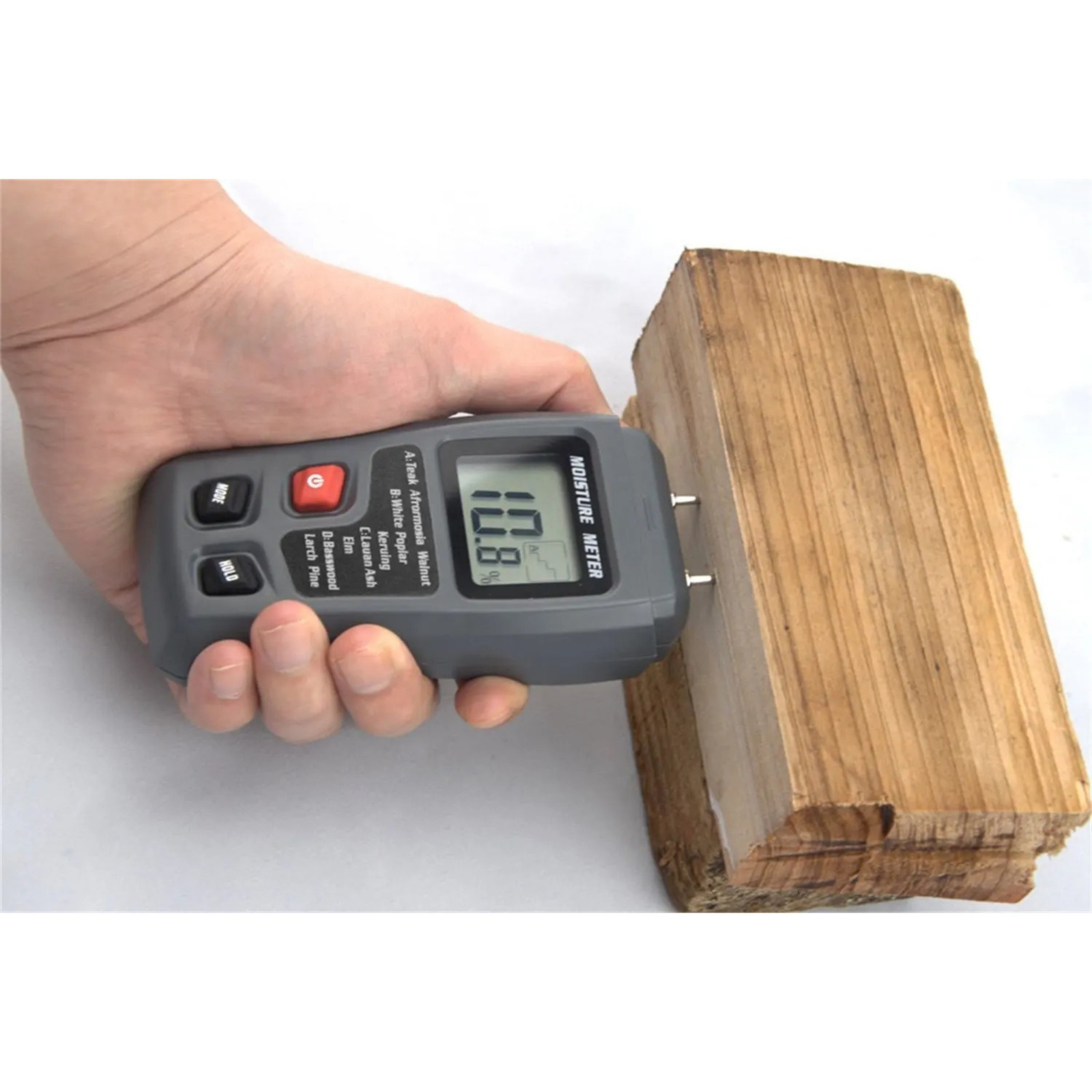 Digital LCD Wood Moisture Meter Detector Tester Wood Firewood Paper