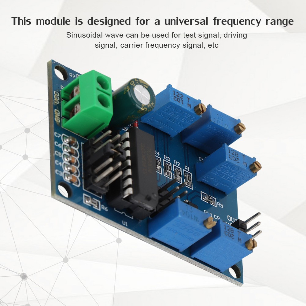 ICL8038 Signal Generator Module Medium/Low Frequency Sine/Triangular/Rectangular