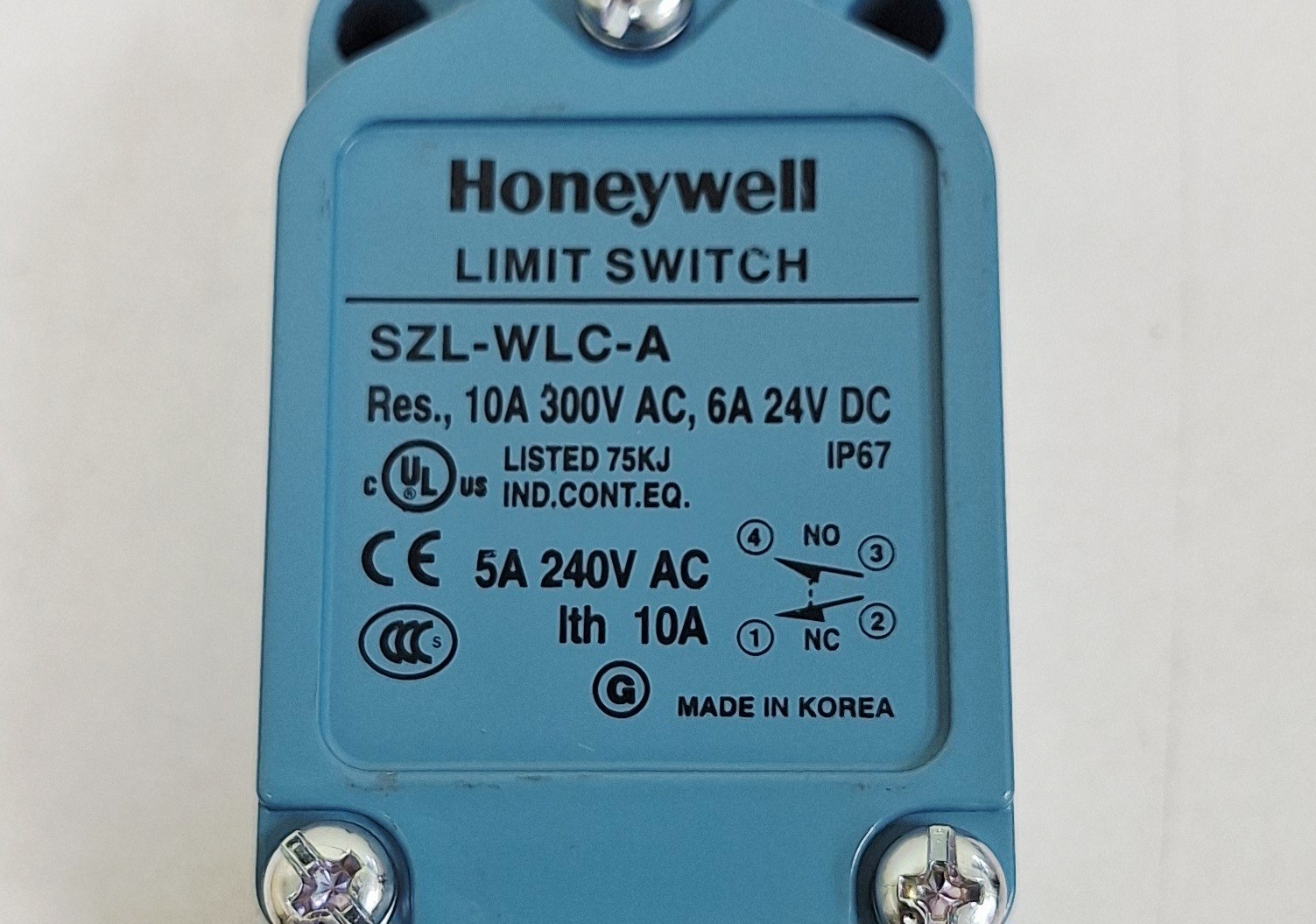 Honeywell SZL-WLC-A Limit Switch 5A 240V AC