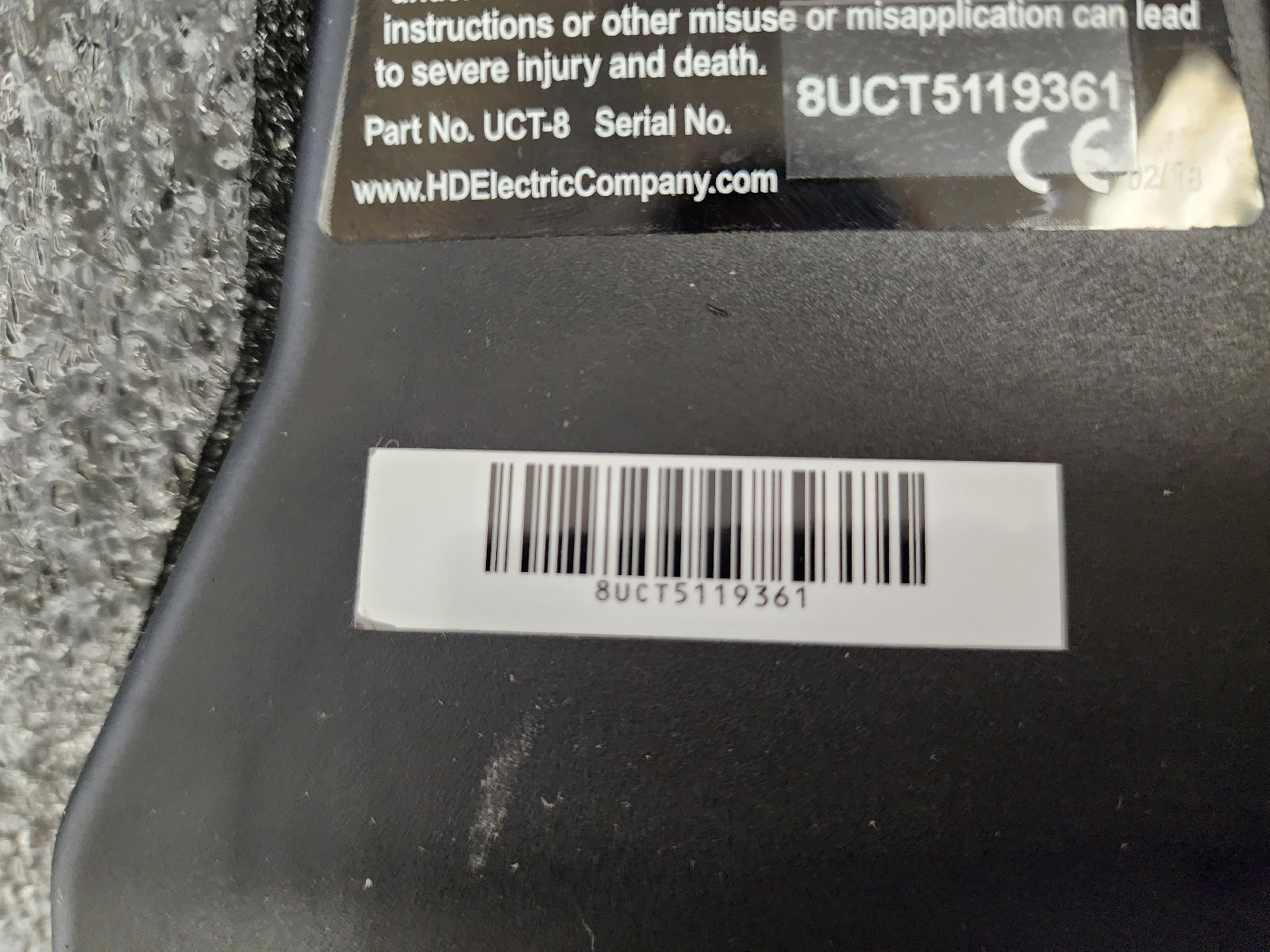 HD Electric Company HDE UCT-8 8kVDC Underground Cable Tester – USED