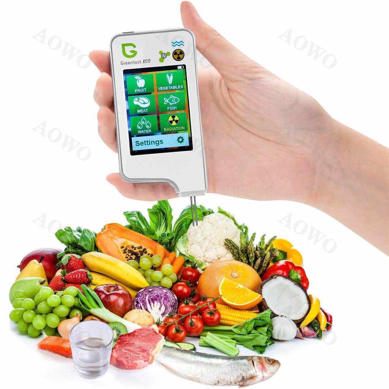 Greentest Eco 4 Nitrate Tester Radiation Geiger Counter English Dosimeter