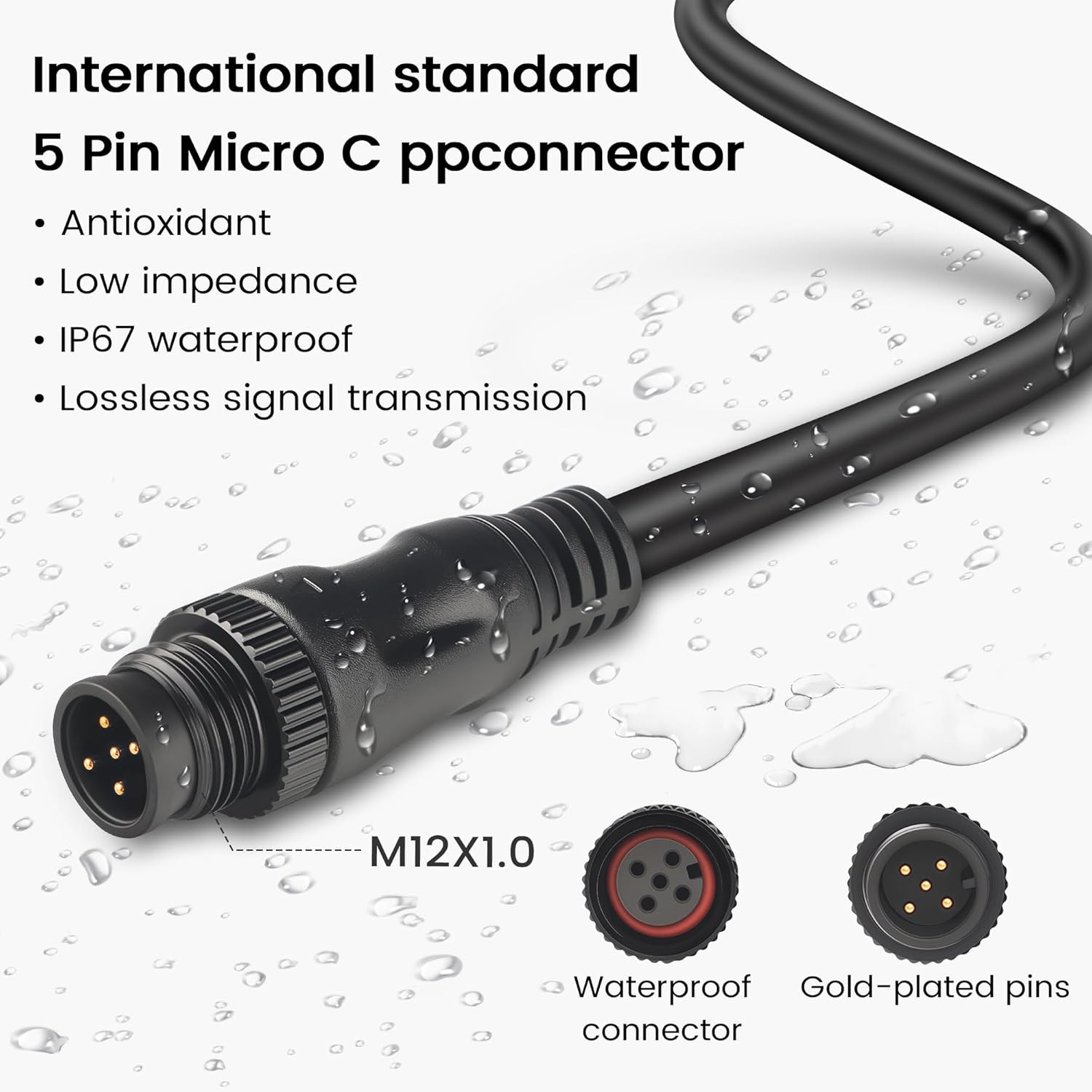 NMEA 2000 2Ft Marine Grade Backbone/Drop Extension Cable for GPS & More