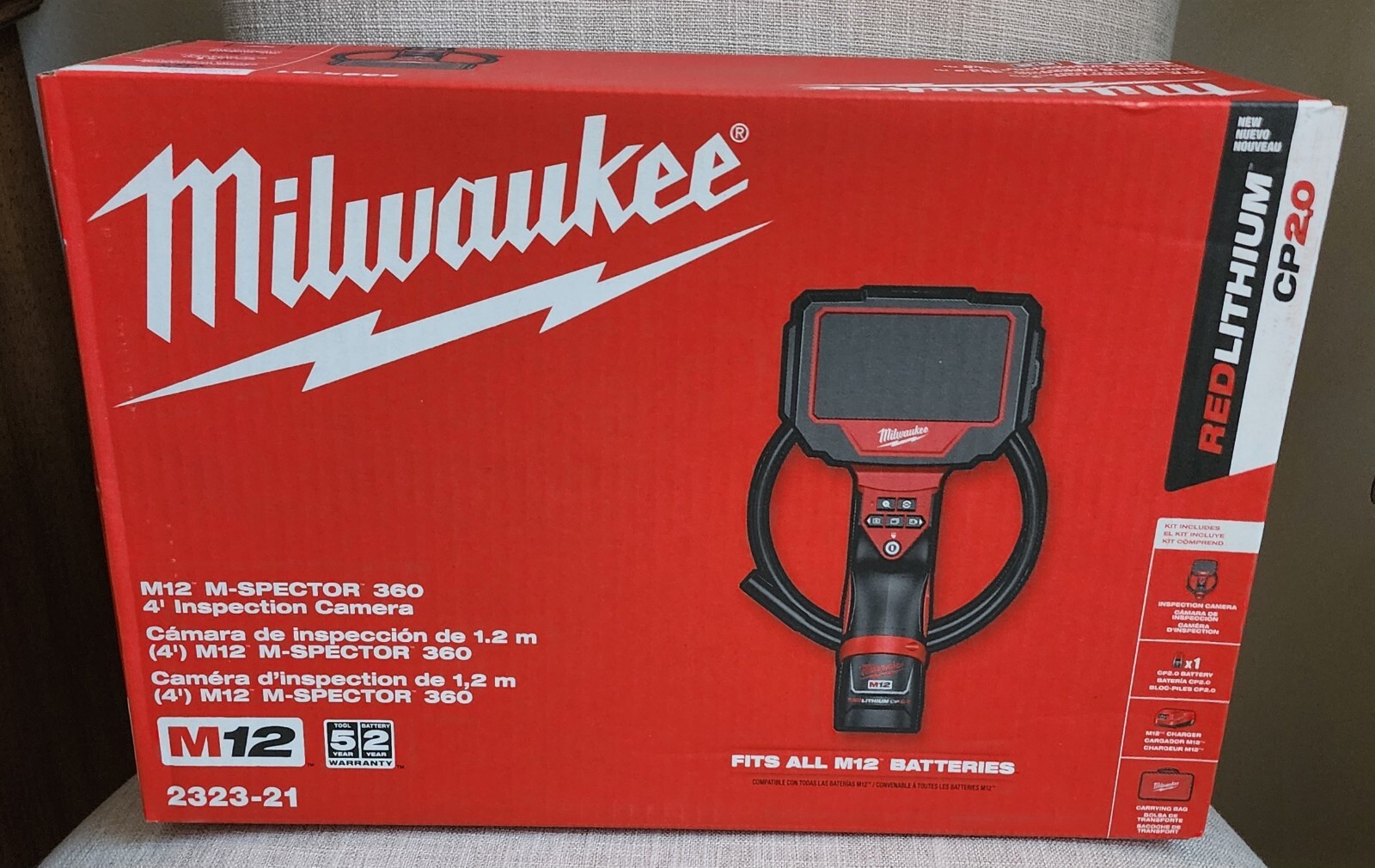 Milwaukee M12 M-Spector Cordless Inspection Camera Kit (2323-21)