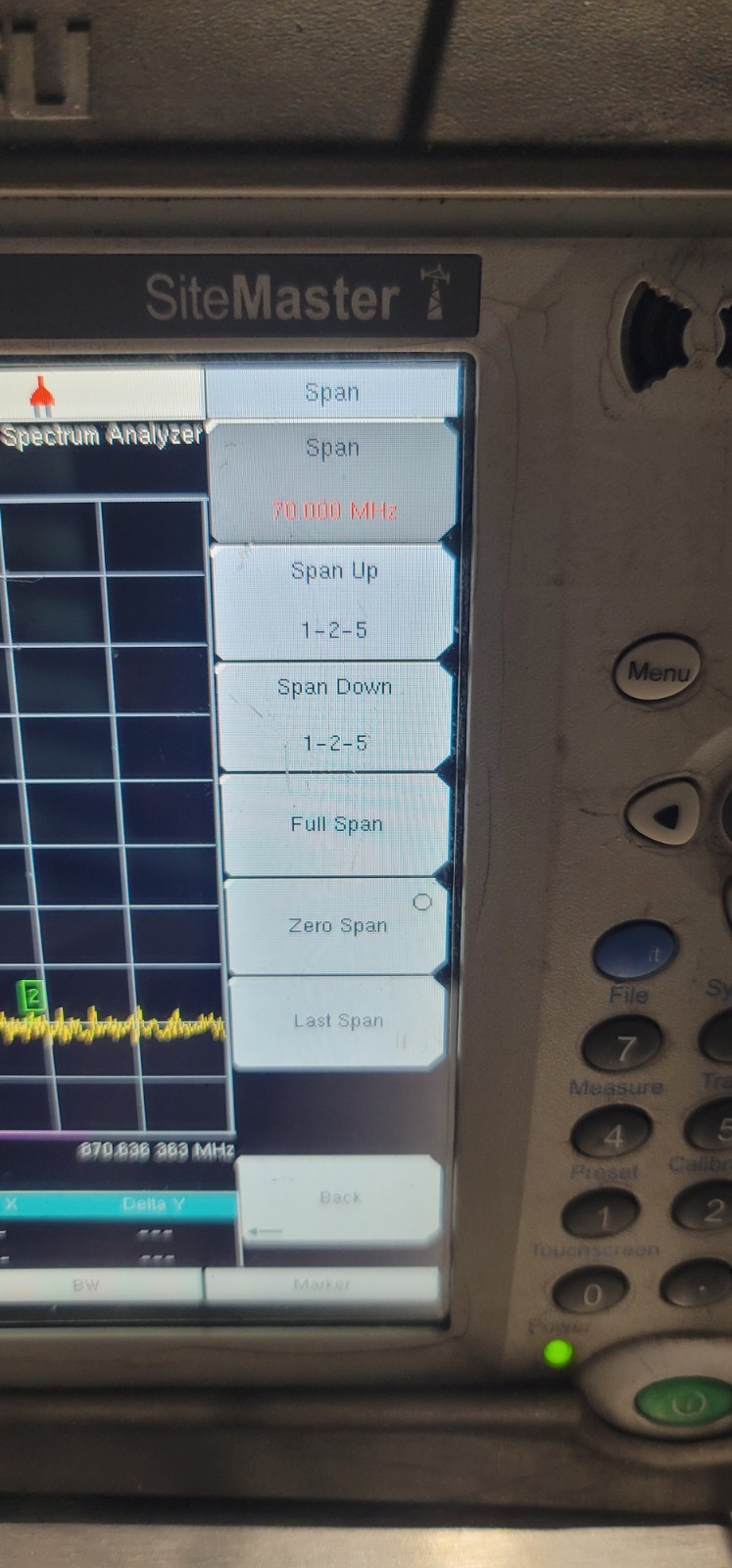 Anritsu S332E Cable and antenna analyzer Spectrum analyzer Touchscreen