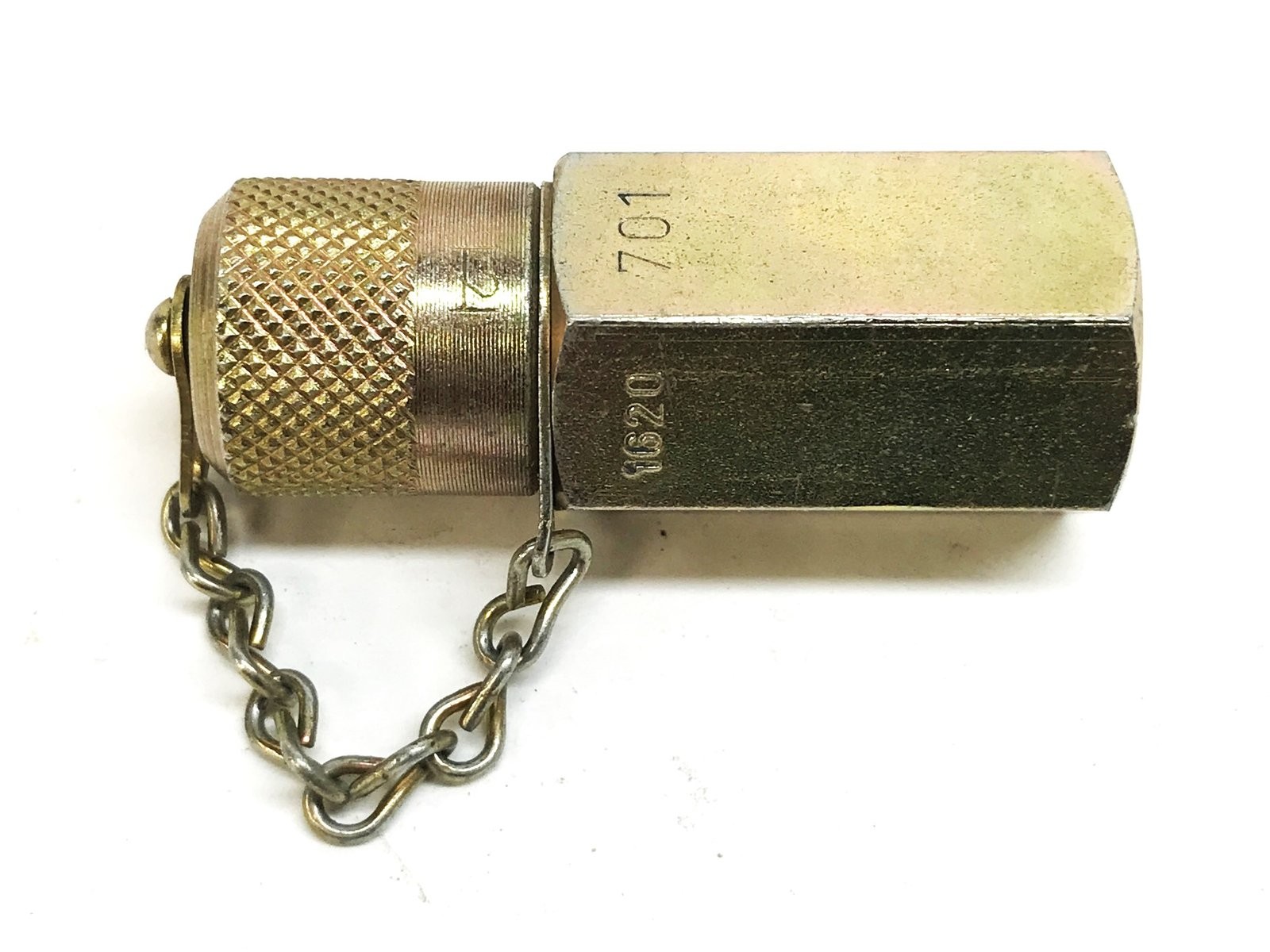 Unbranded 1620 Series 3/8 inch Hexagon Test Port 1620-701-UNF [Lot of 2] NOS