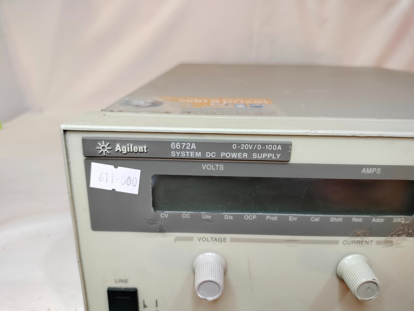 Agilent 6672A System DC Power Supply 0-20V/0-100A Made in Malaysia MY41000982