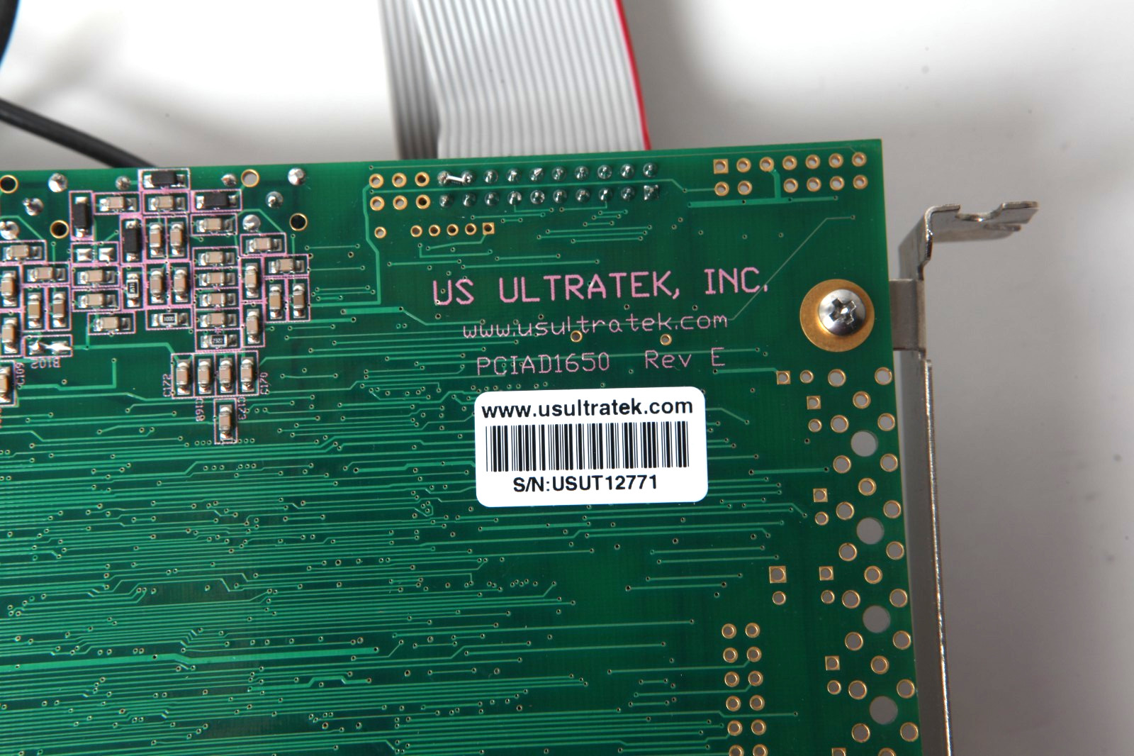 Ultratek PCIAD1650 16 channel ultrasonic test PCI card w/ PH16T phased array