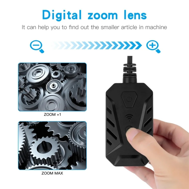 F230 IP68 Waterproof Autofocus WIFI Endoscope Inspection Camera, Length: 5m, Len