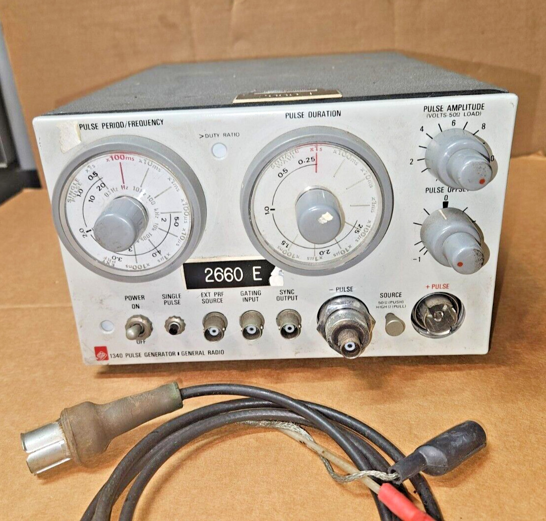 General Radio 1340 Pulse Generator { Power on Tested }