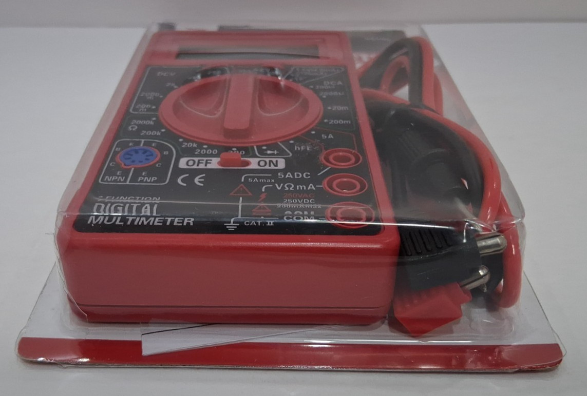 Unbranded Digital Multimeter 7 Function Test Meter New Sealed In Package
