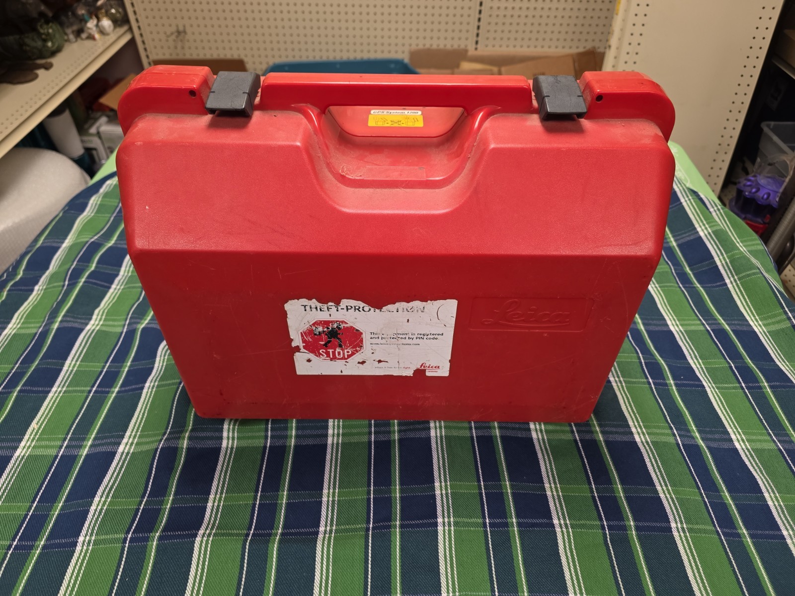 Transport Case Leica System 1200 includes untested 1200 and 1202 GPS Antenna