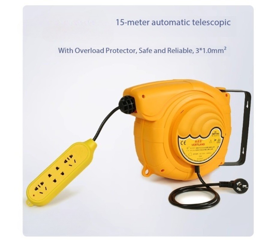 GDT150 Automatic Retractable Electric Drum Cord Reel Charging Extension Cord