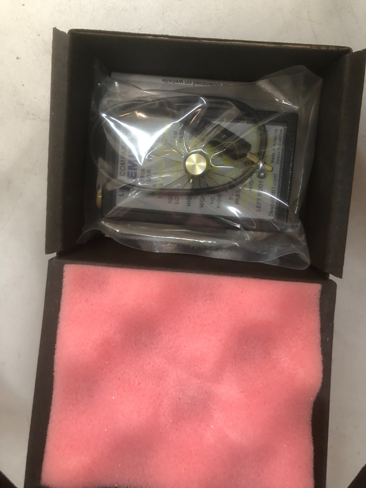 Desco EMIT Limit Comparator 211ST0424 ESD Static Calibration Tester Boxed New