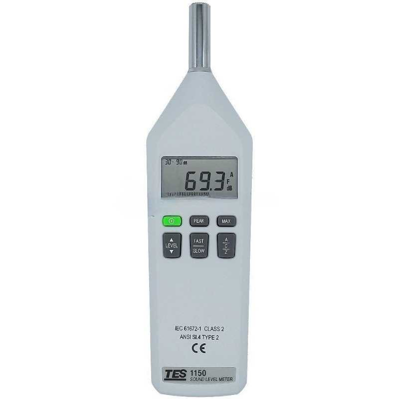 1PC NEW TES-1150 Digital Sound Level Meter（30 To 130dB) Warranty for One Year#