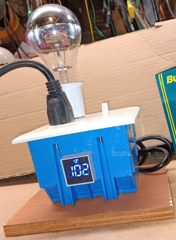 Dim Bulb Tester for Amplifiers current limiter *INCLUDING 100W bulb & METER*