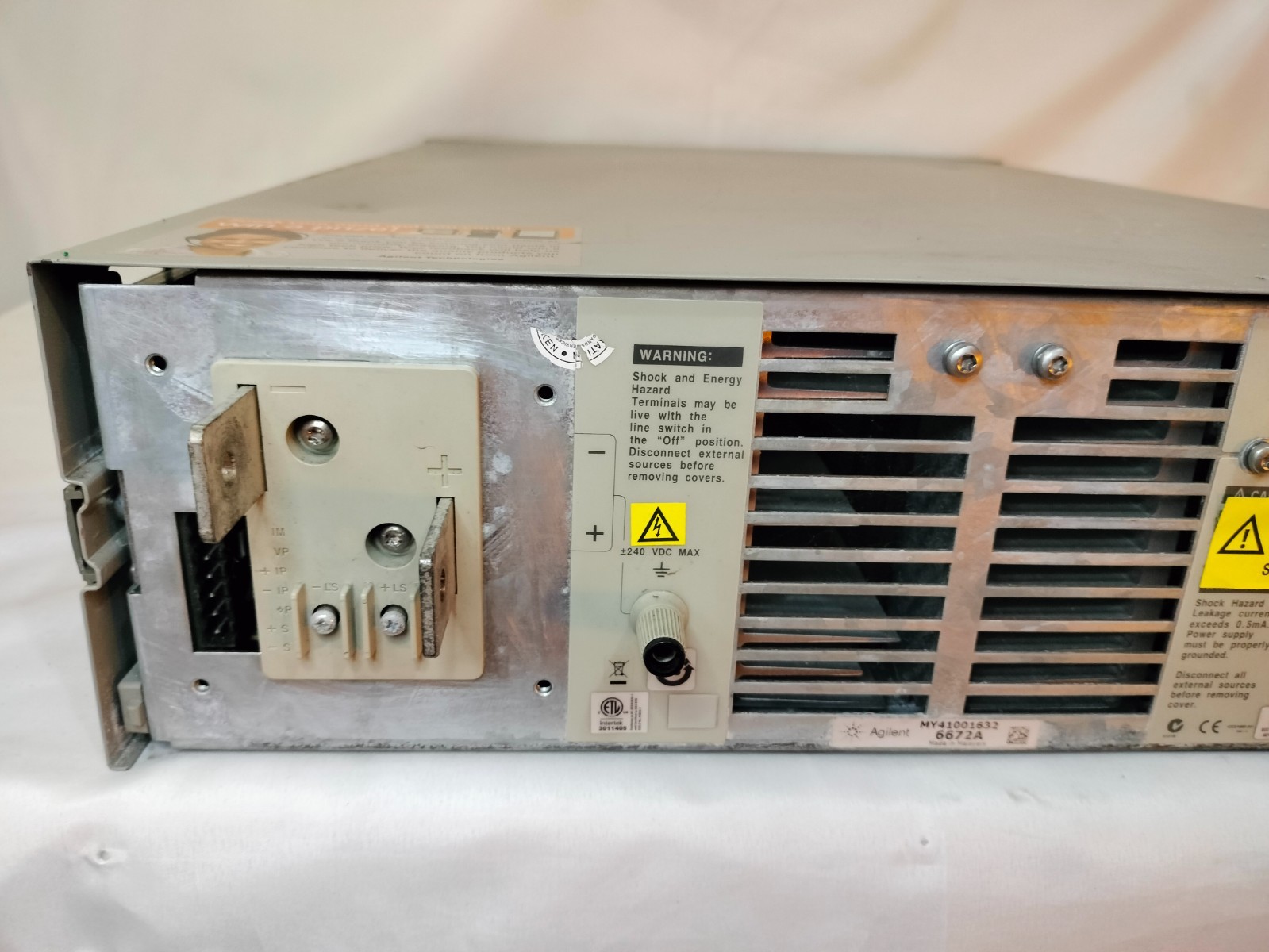 Agilent 6672A System DC Power Supply 0-20V/0-100A Made in Malaysia MY41001632