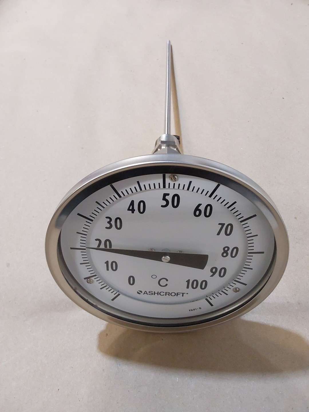 ASHCROFT 5″ Bimetal Thermometer 12″ Stem
