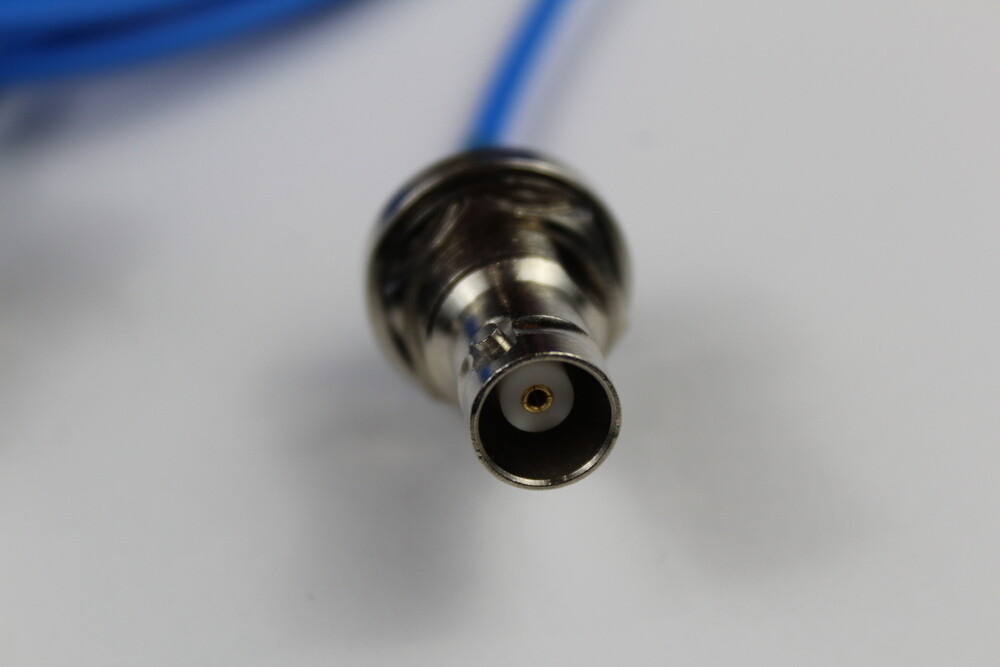 (V6)BOTTOM Blue Cable with R/A SMA M to BNC F 10″ to 16″ Length Varies lot of 8