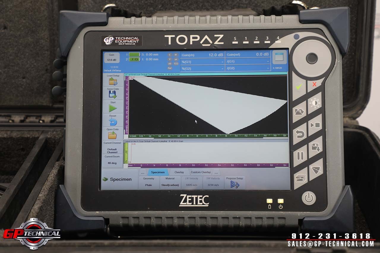 Zetec Topaz 32:128PR Phased Array Flaw Detector – Olympus Waygate Sonatest NDT