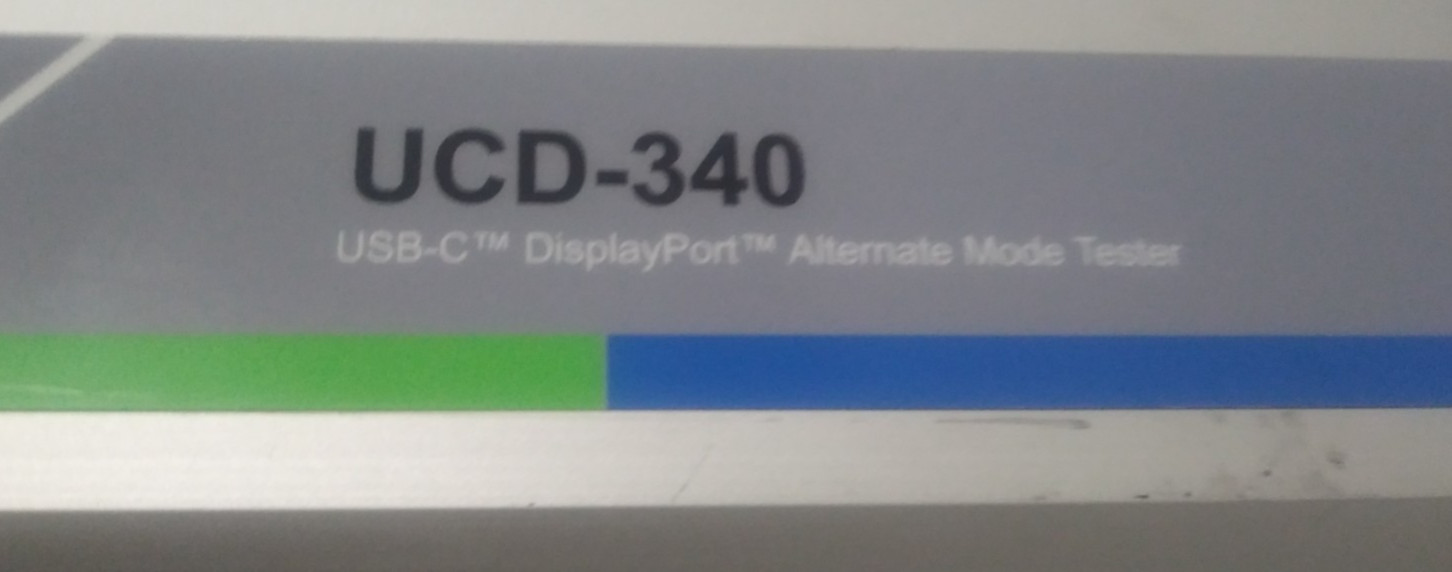 Unigraf UCD-340 USB-C Displayport Alternate Mode Tester