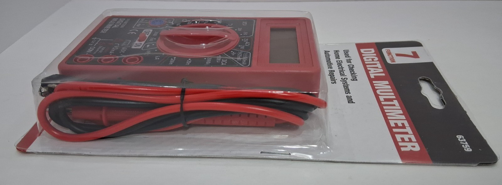 Unbranded Digital Multimeter 7 Function Test Meter New Sealed In Package
