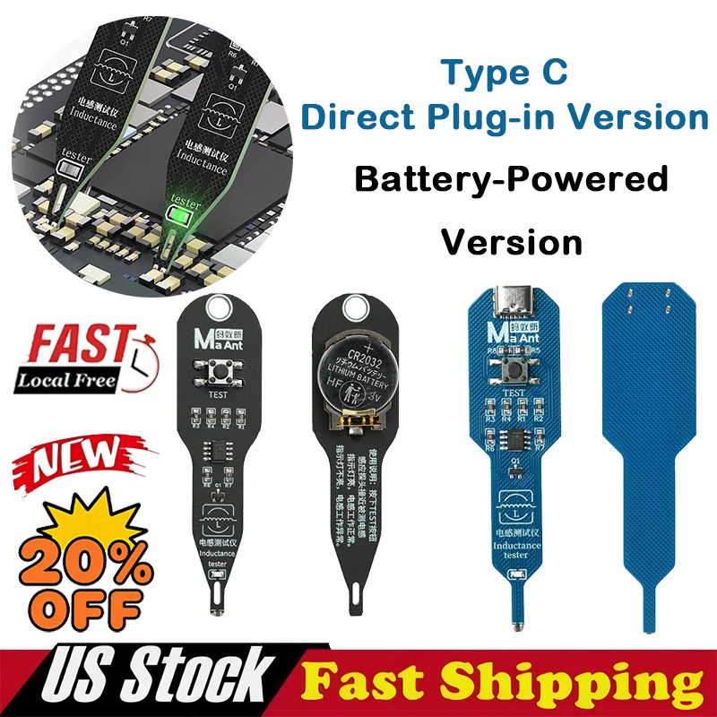M093 Inductance Tester Motherboard Coil Tester Inductor Detector Repair Tool SP
