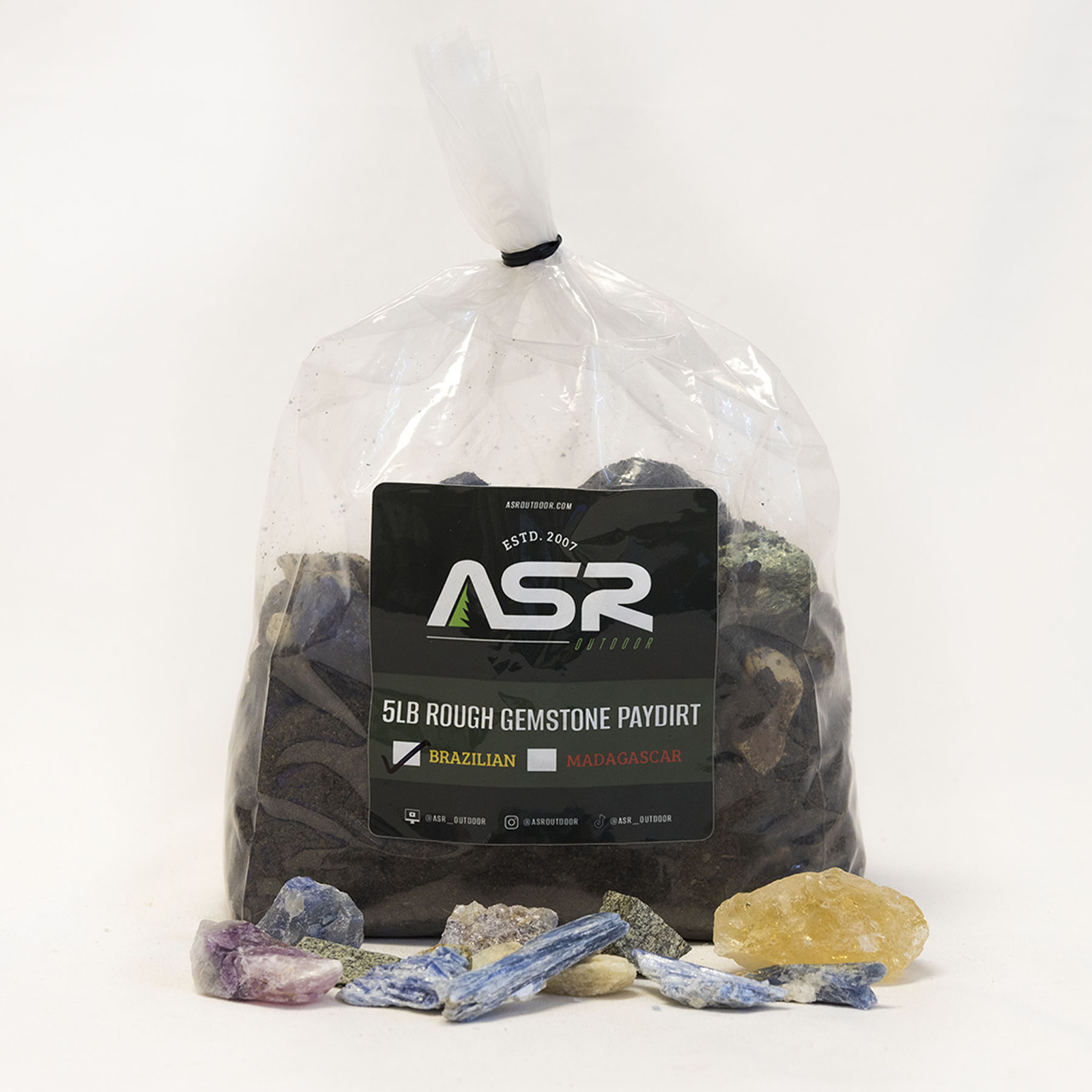 ASR Outdoor 5lb Genuine Gemstone Paydirt Kids Dig Kit (4 Styles)