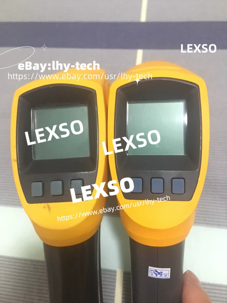 1 PCS Fluke 568 Yellow/Black Digital Infrared Corded Electric Thermometer Gun-