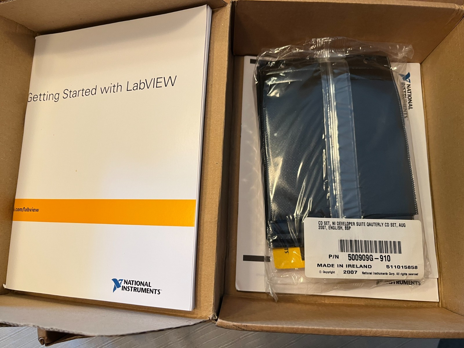 National Instruments Developer Suite LabView 8.5 AUG 2007 Edition, English Used